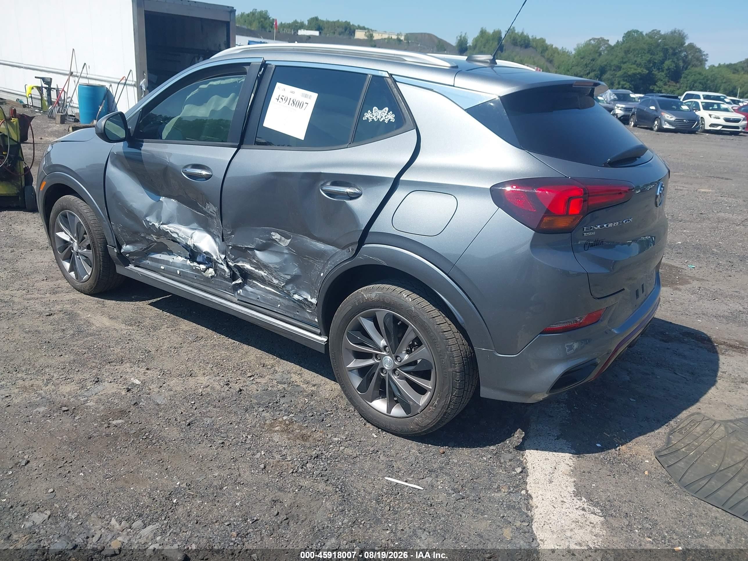 2020 Buick Encore Gx Awd Select Серый vin: KL4MMESL9LB127343