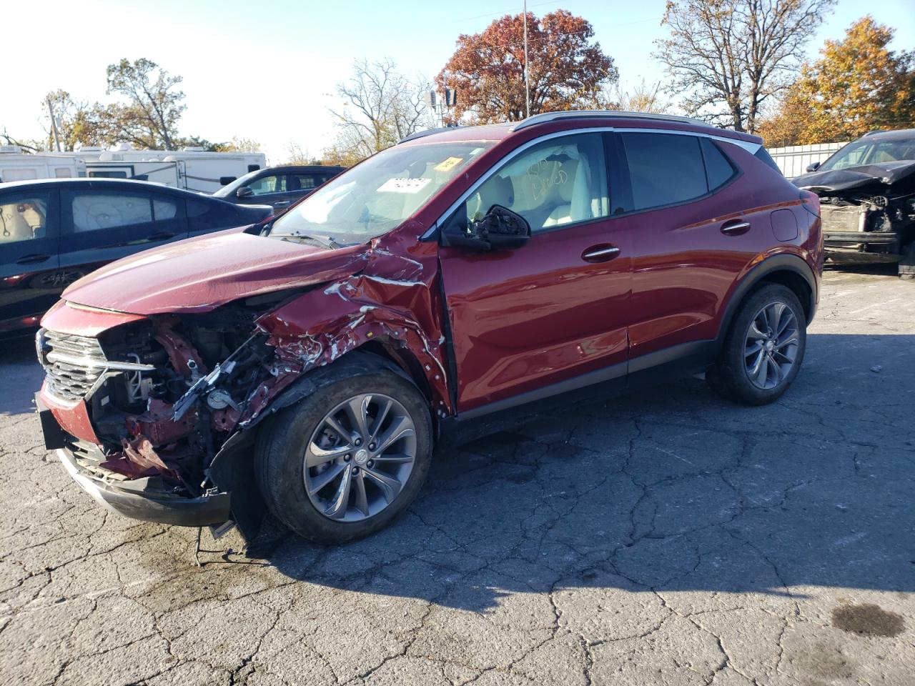2020 Buick Encore Gx Essence Red vin: KL4MMFS25LB093950