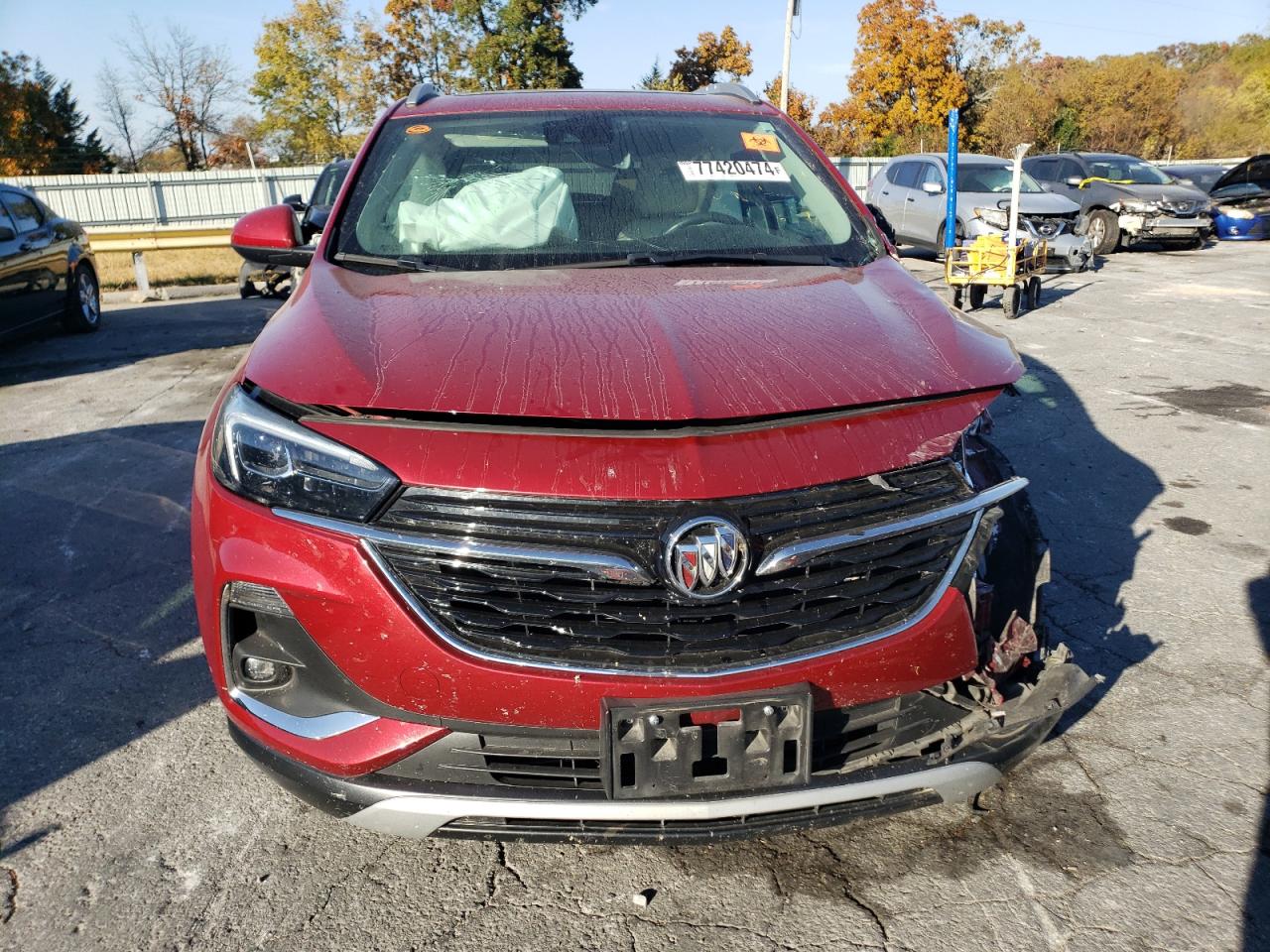 2020 Buick Encore Gx Essence Red vin: KL4MMFS25LB093950
