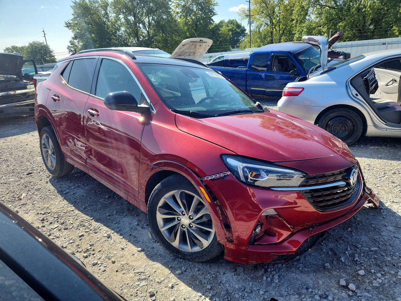 2020 Buick Encore Gx Essence Red vin: KL4MMFSL2LB120448