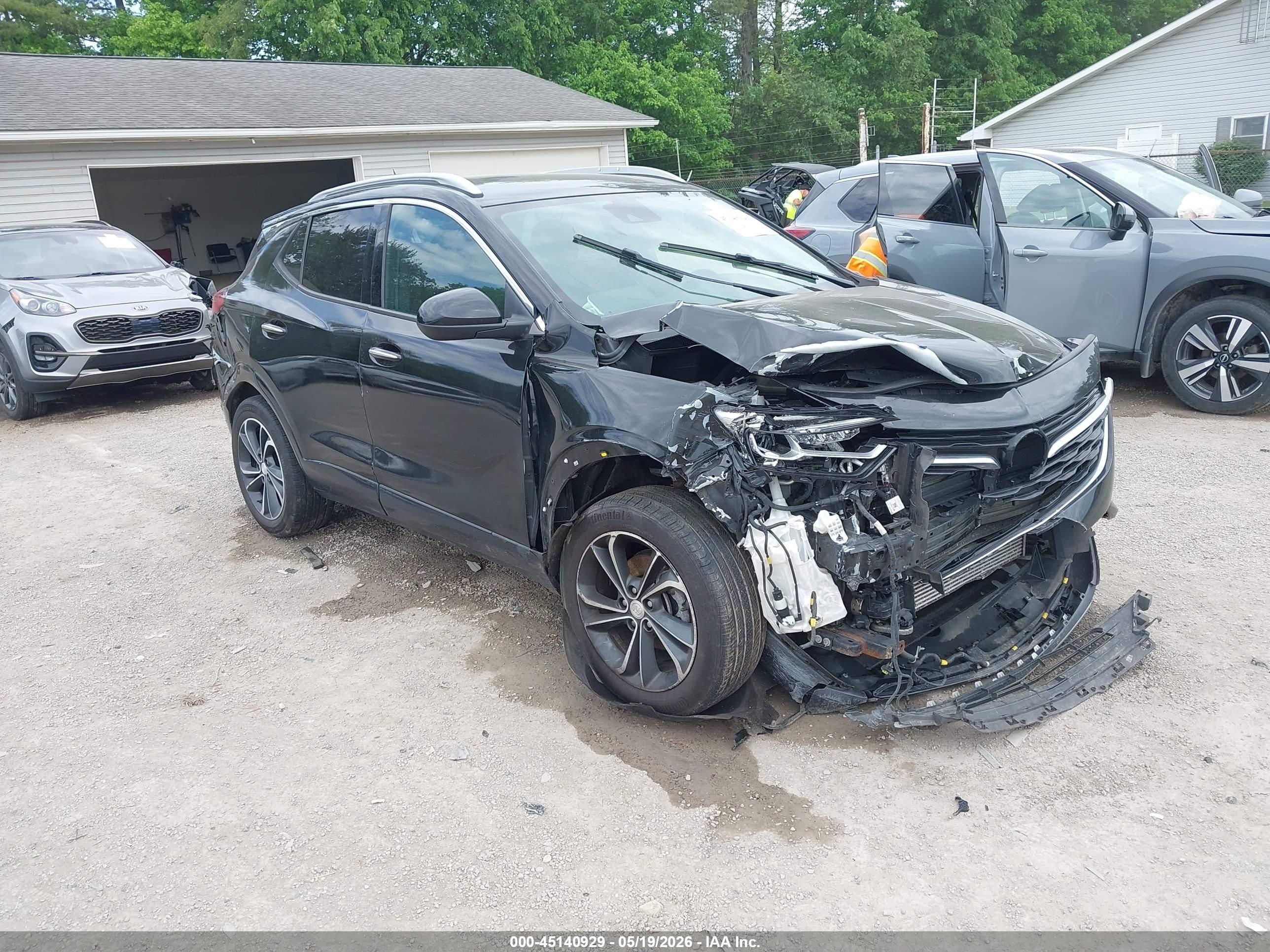 2021 Buick Encore Gx Fwd Essence Black vin: KL4MMFSL6MB046601
