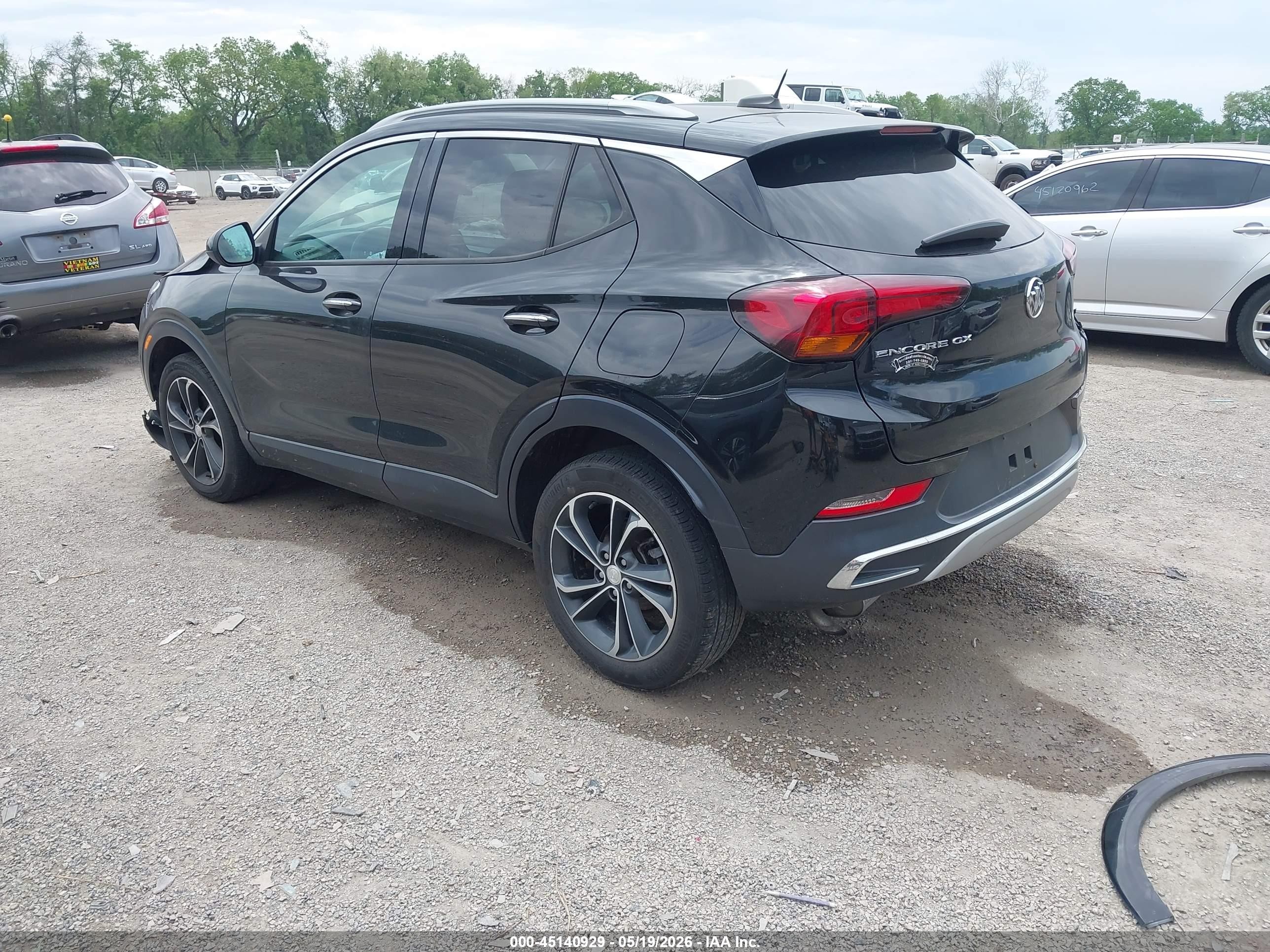 2021 Buick Encore Gx Fwd Essence Black vin: KL4MMFSL6MB046601