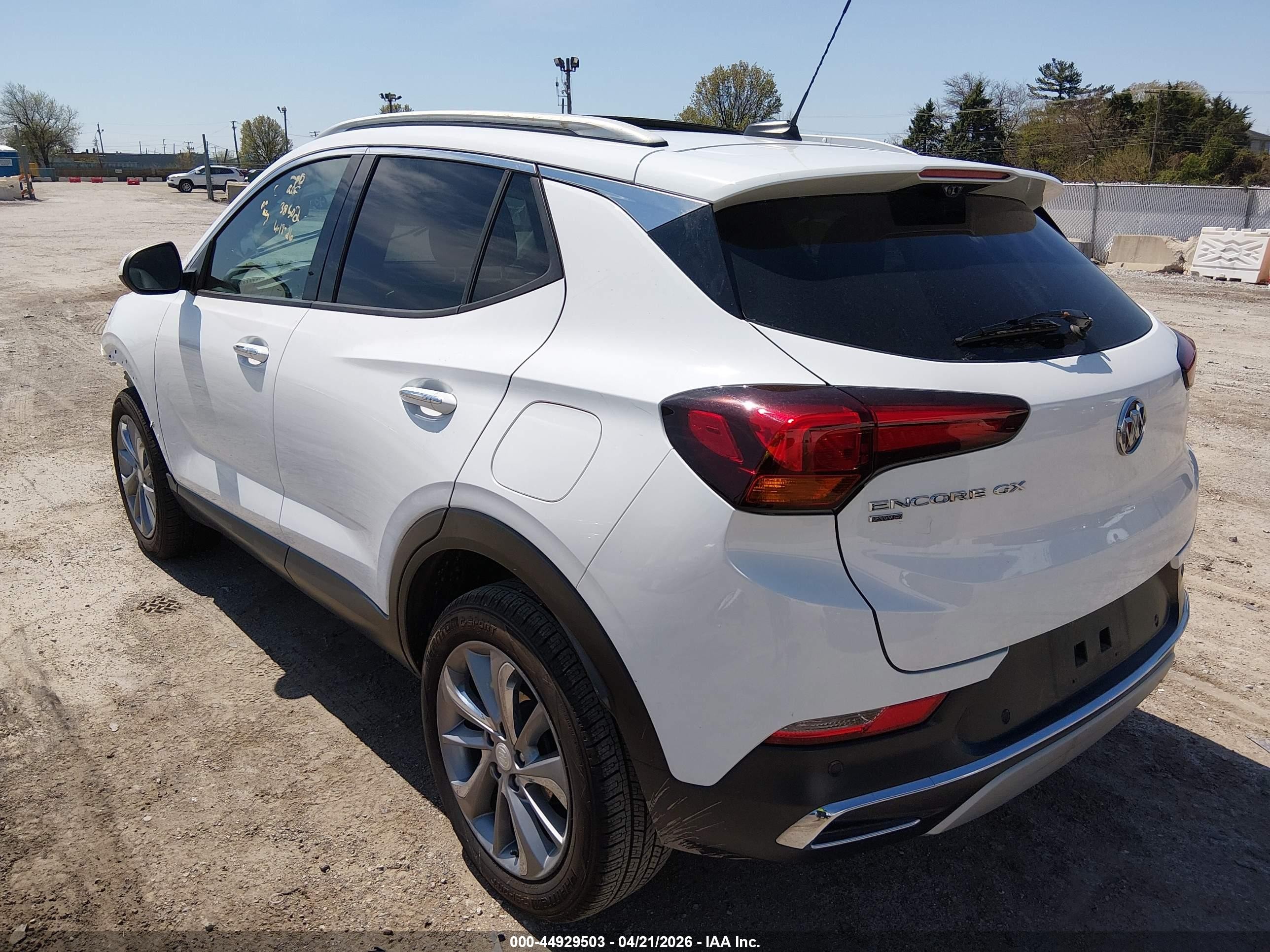 2020 Buick Encore Gx Awd Essence White vin: KL4MMGSL7LB113730