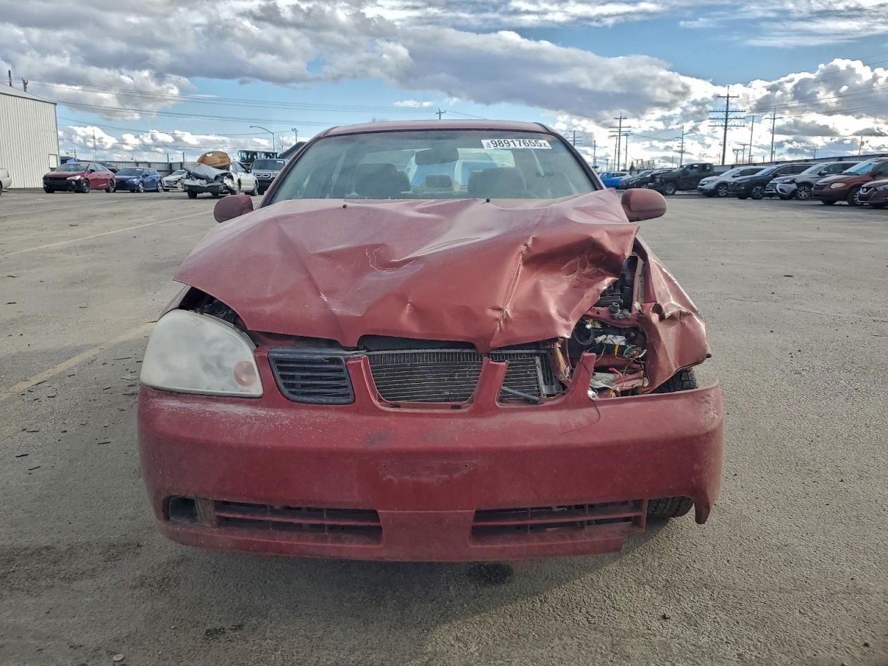 2004 Suzuki Forenza S Red vin: KL5JD52Z44K955241