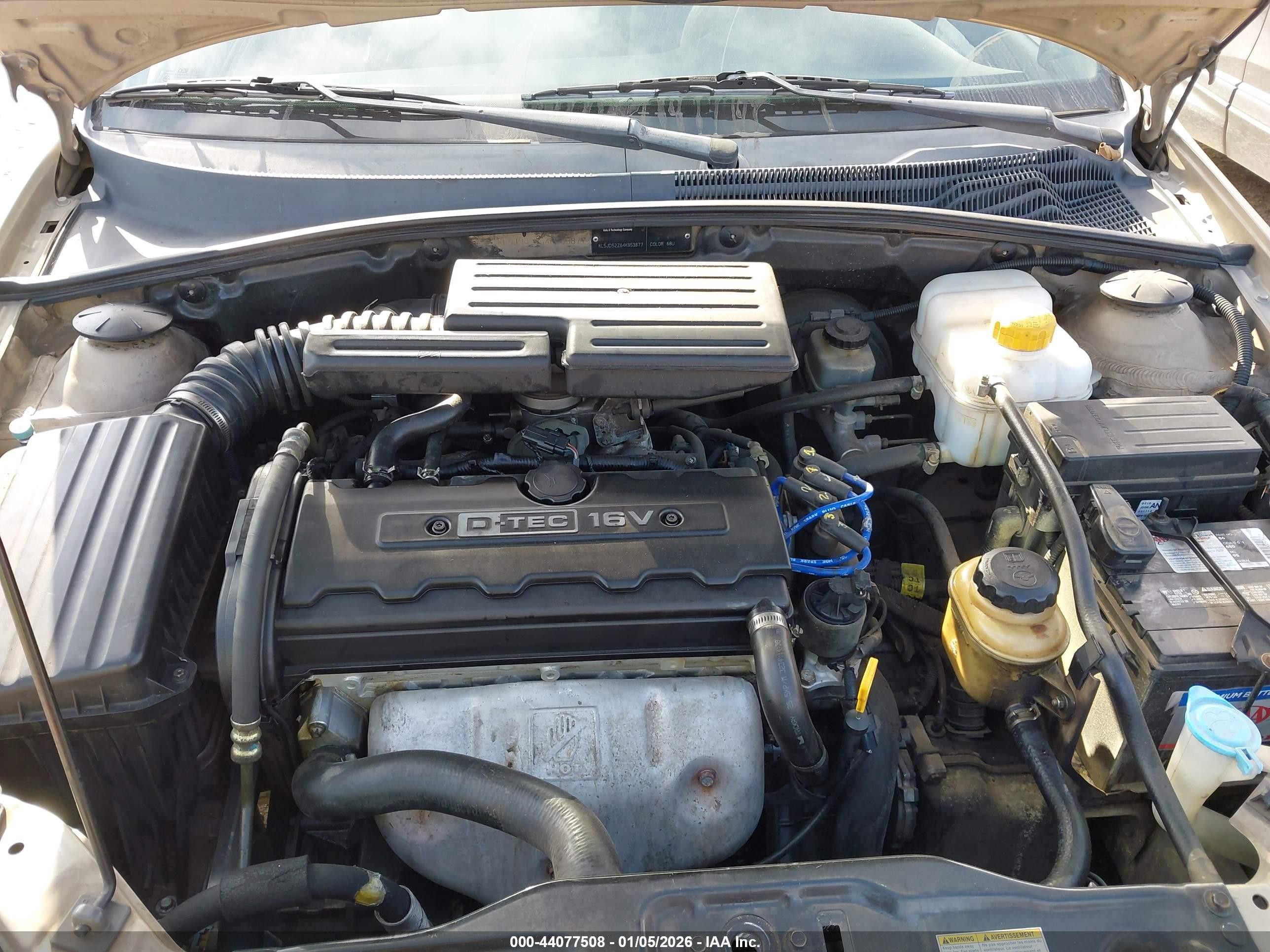 2004 Suzuki Forenza S Gold vin: KL5JD52Z64K953877