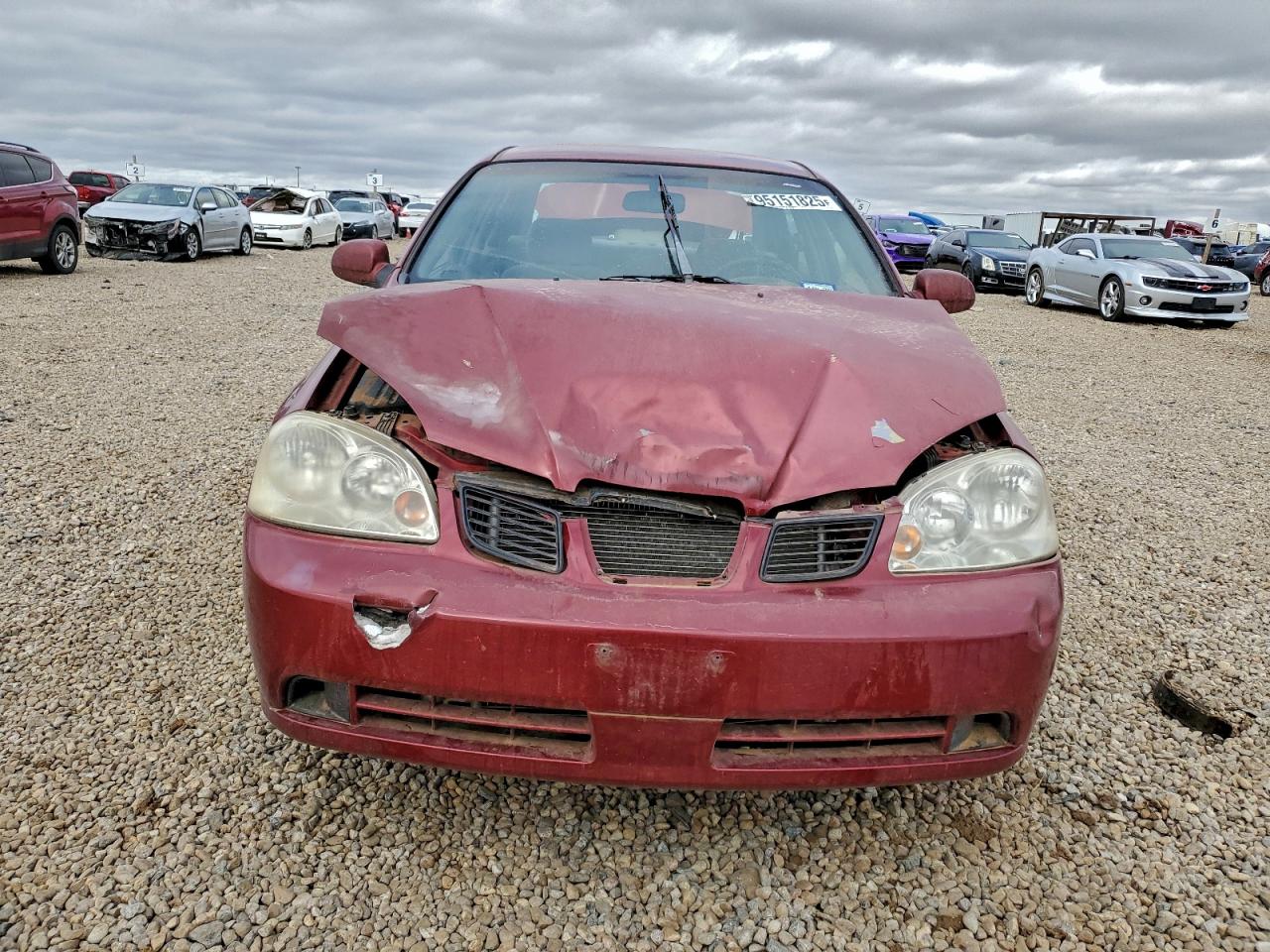 2004 Suzuki Forenza S Maroon vin: KL5JD52Z74K943620