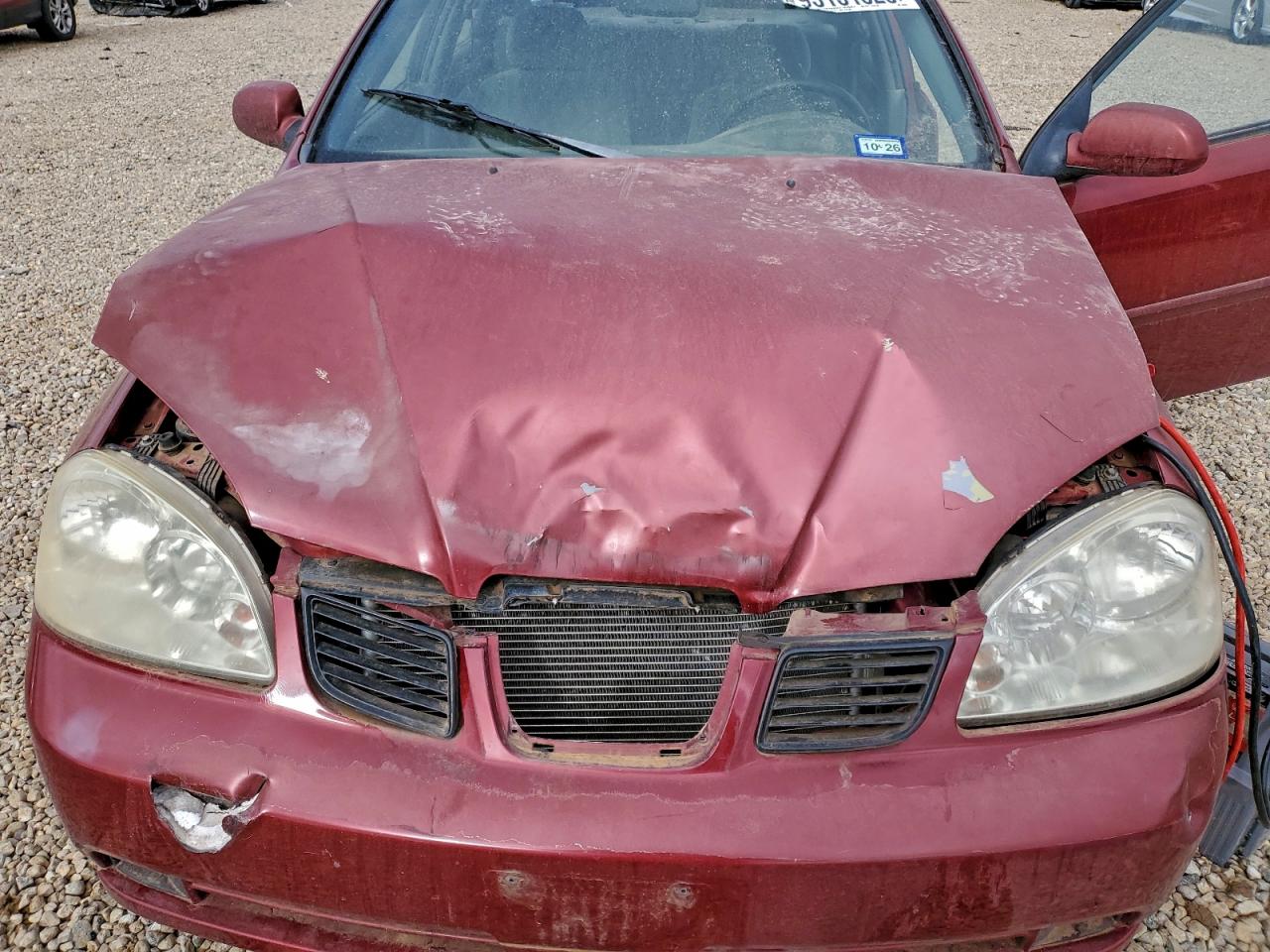 2004 Suzuki Forenza S Maroon vin: KL5JD52Z74K943620