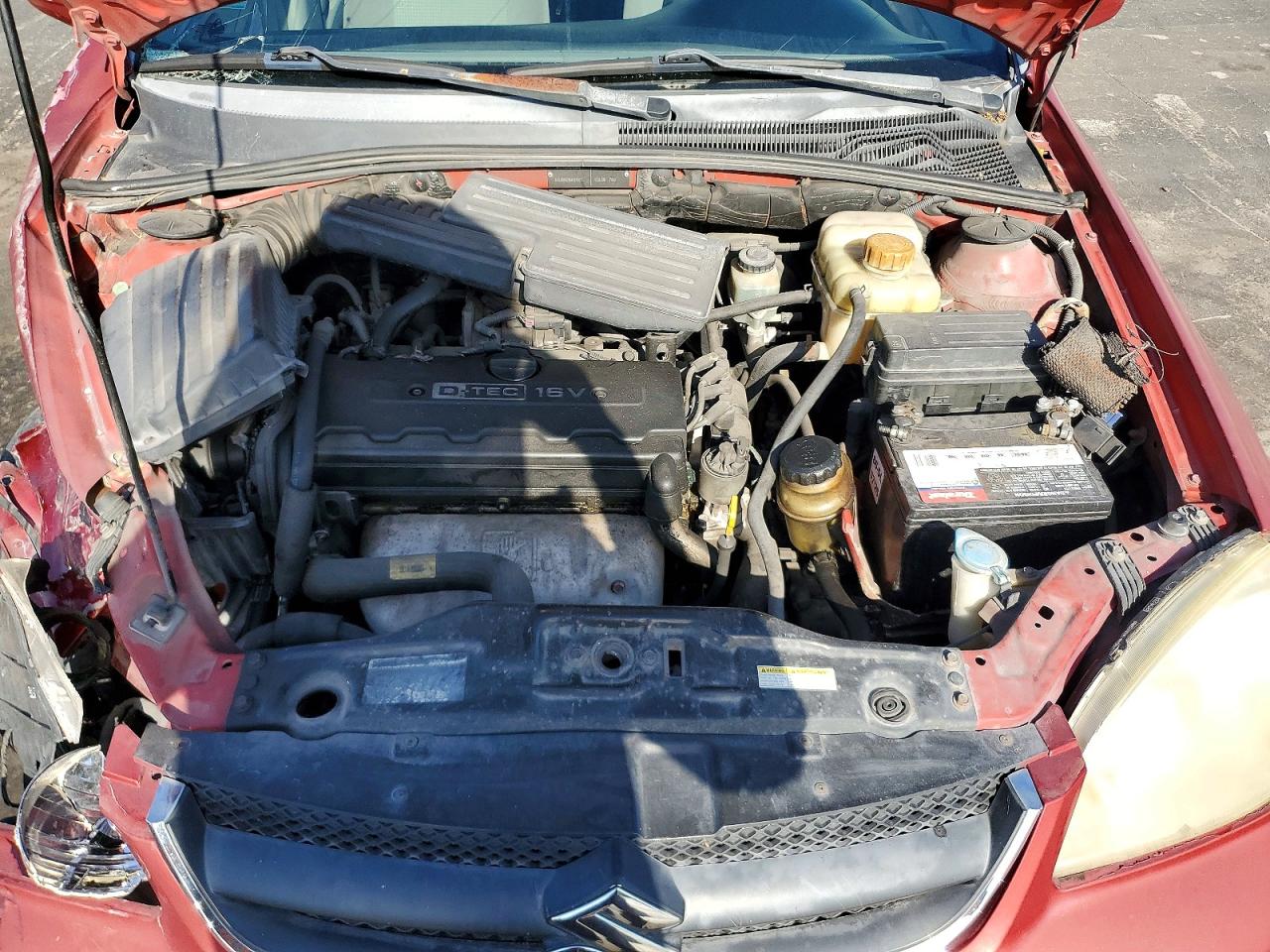 2006 Suzuki Forenza Red vin: KL5JD56Z06K424325