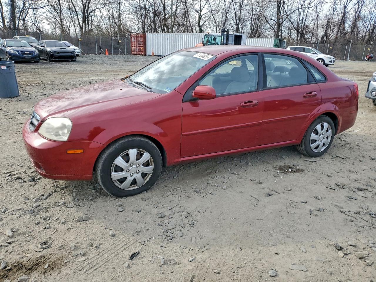 2006 Suzuki Forenza Red vin: KL5JD56Z16K293616
