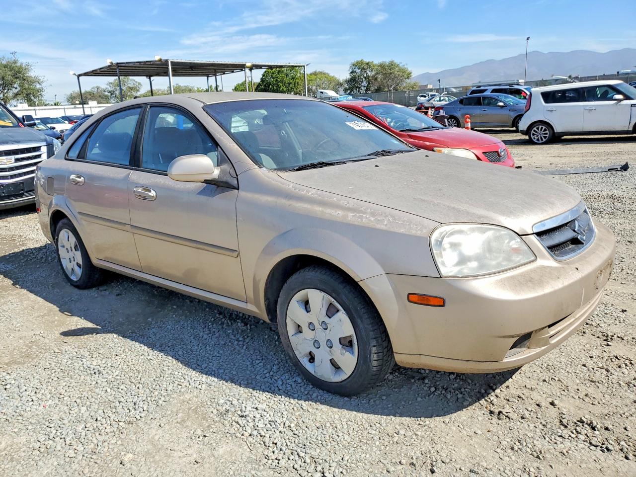 2007 Suzuki Forenza Золотой vin: KL5JD56Z17K636779