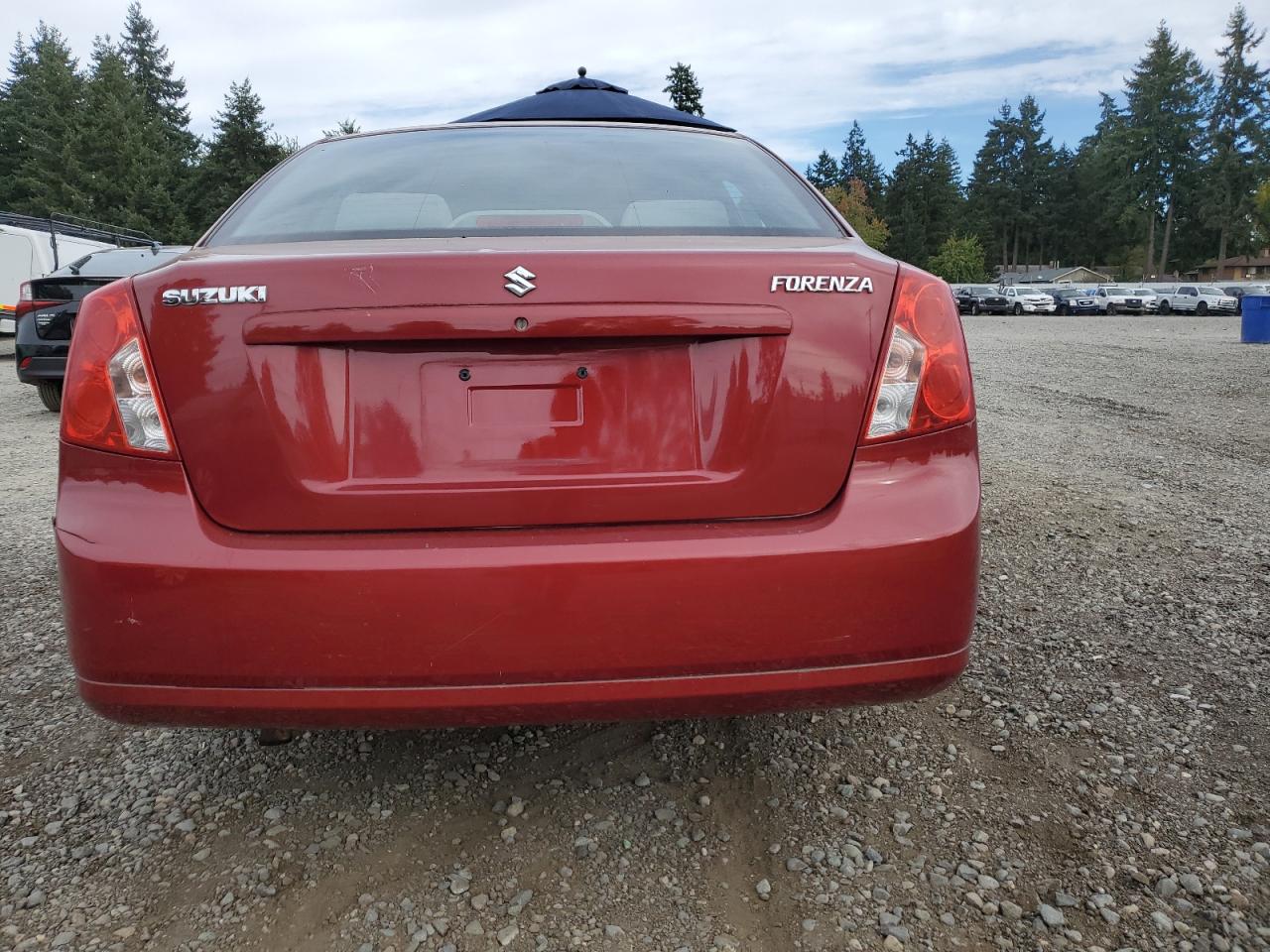 2008 Suzuki Forenza Base Красный vin: KL5JD56Z28K929494