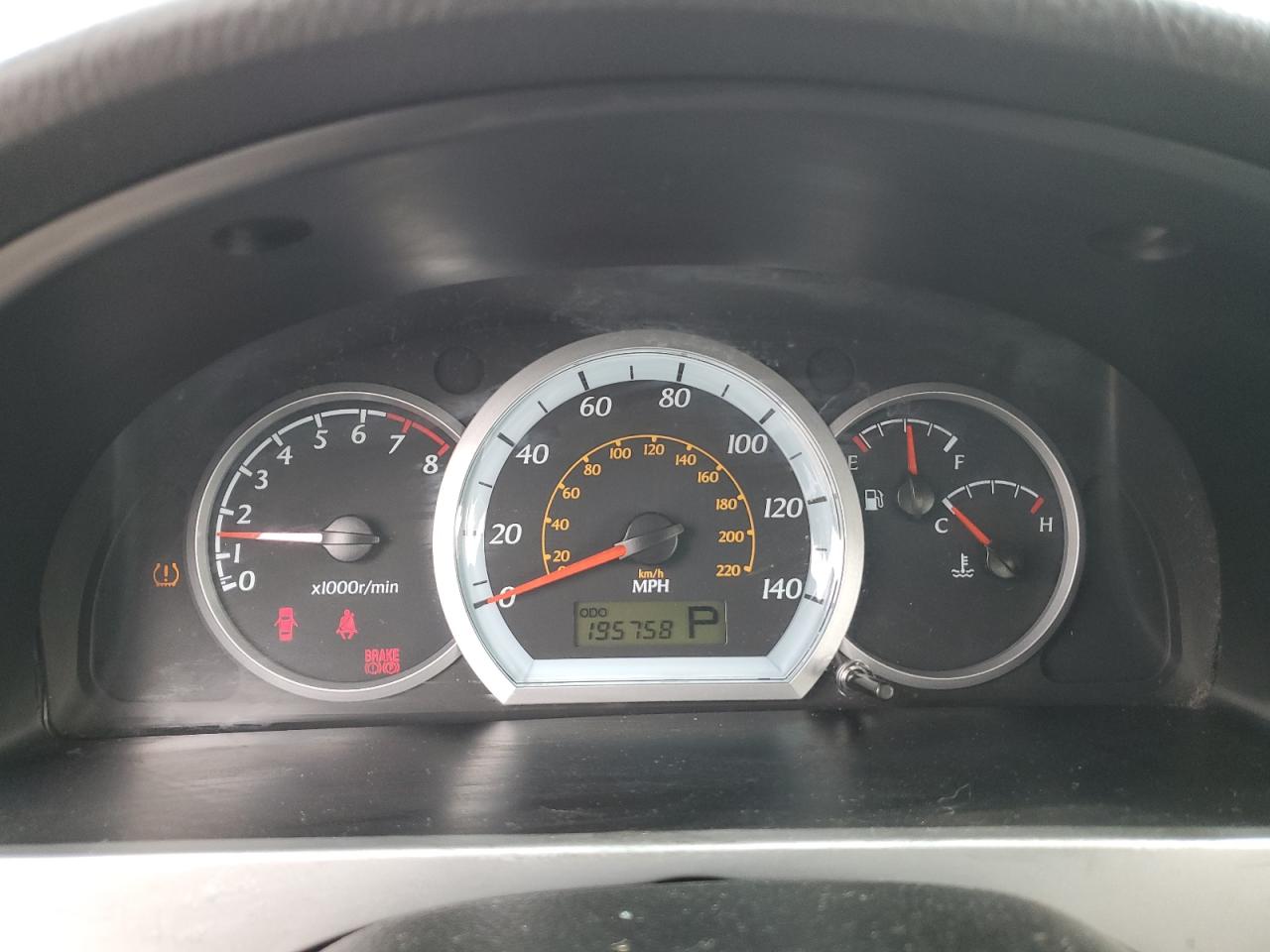 2008 Suzuki Forenza Base Красный vin: KL5JD56Z28K929494