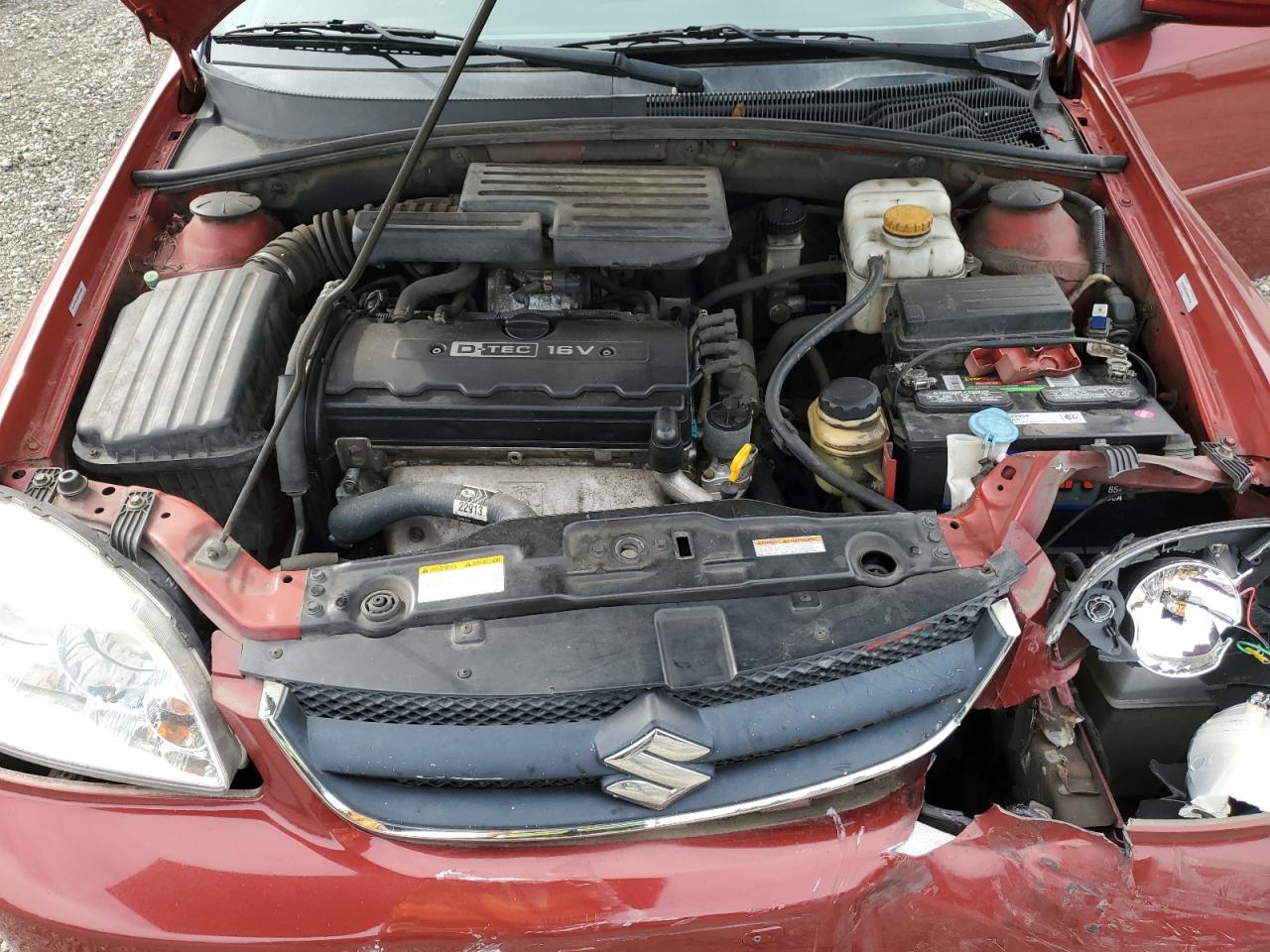 2008 Suzuki Forenza Base Красный vin: KL5JD56Z28K929494