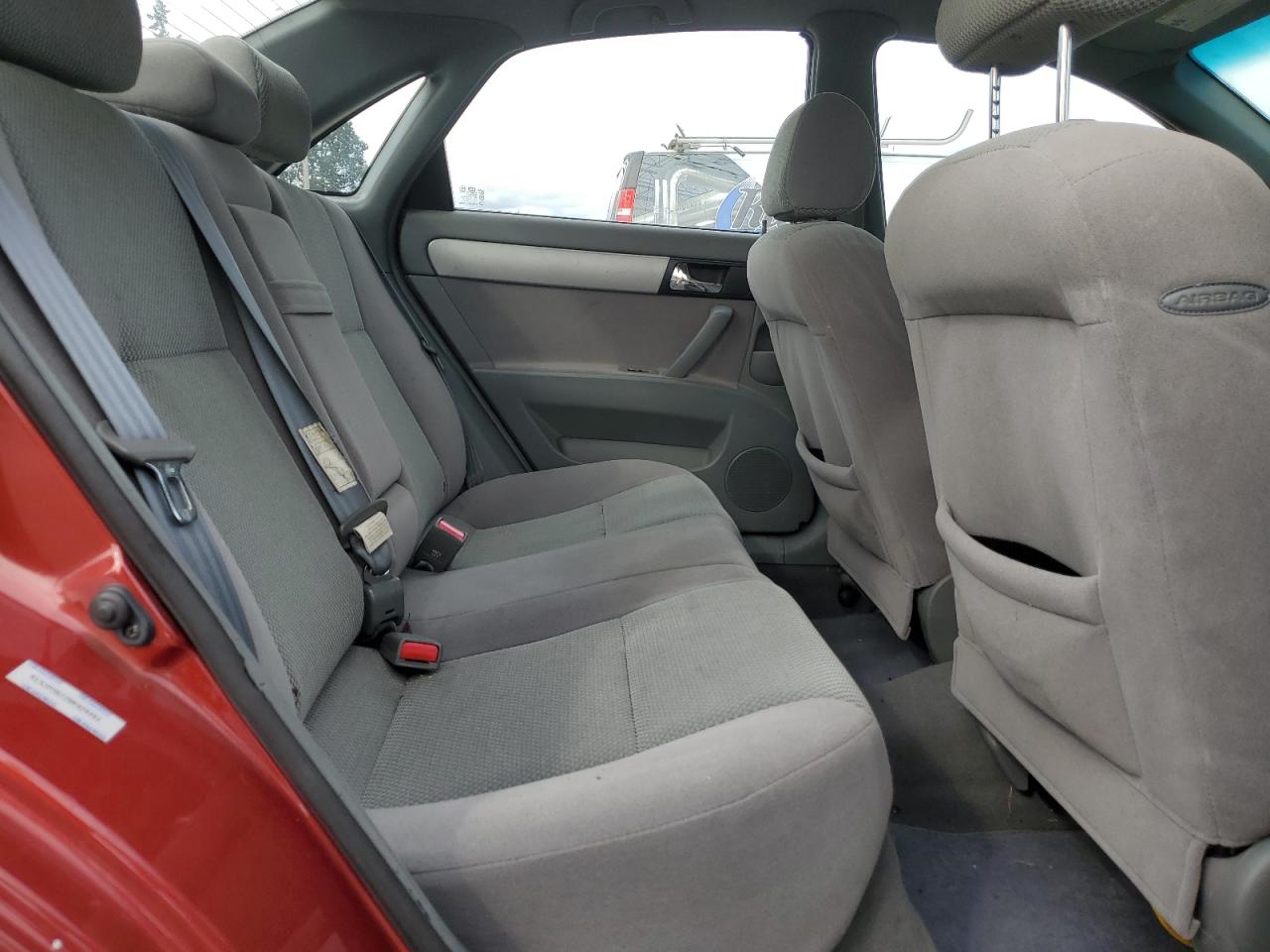 2008 Suzuki Forenza Base Красный vin: KL5JD56Z28K929494