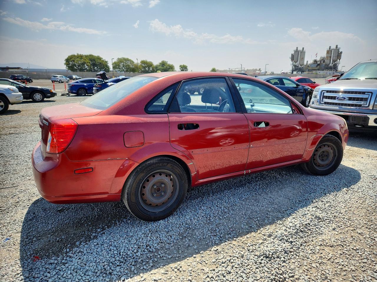 2008 Suzuki Forenza Base Red vin: KL5JD56Z38K901543