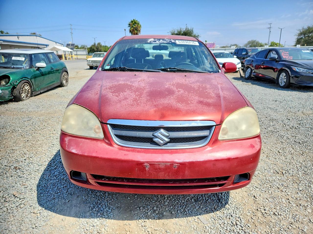 2008 Suzuki Forenza Base Red vin: KL5JD56Z38K901543