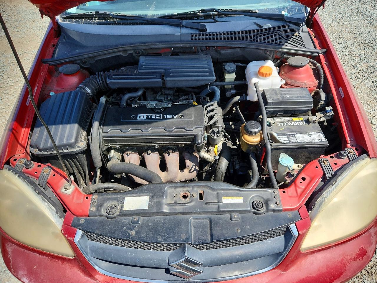 2008 Suzuki Forenza Base Red vin: KL5JD56Z38K901543