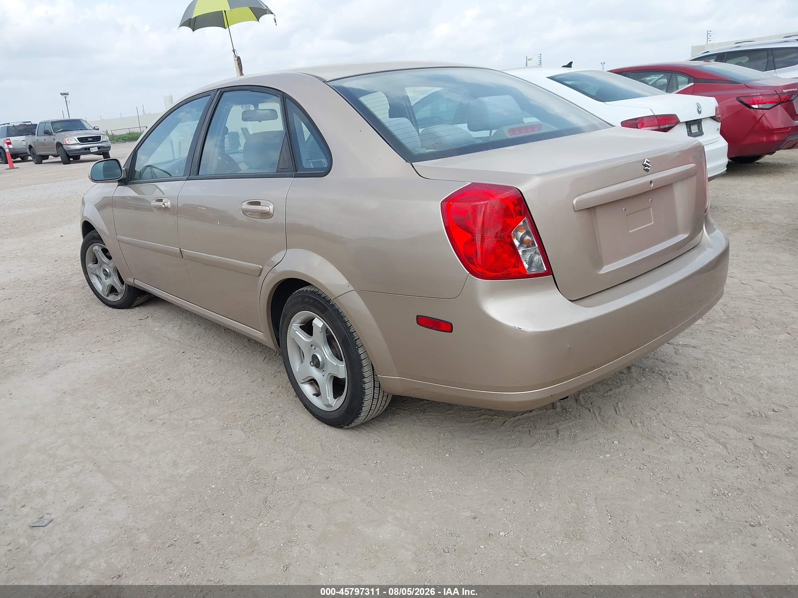 2007 Suzuki Forenza Abs/convenience Champagne vin: KL5JD56Z47K552214
