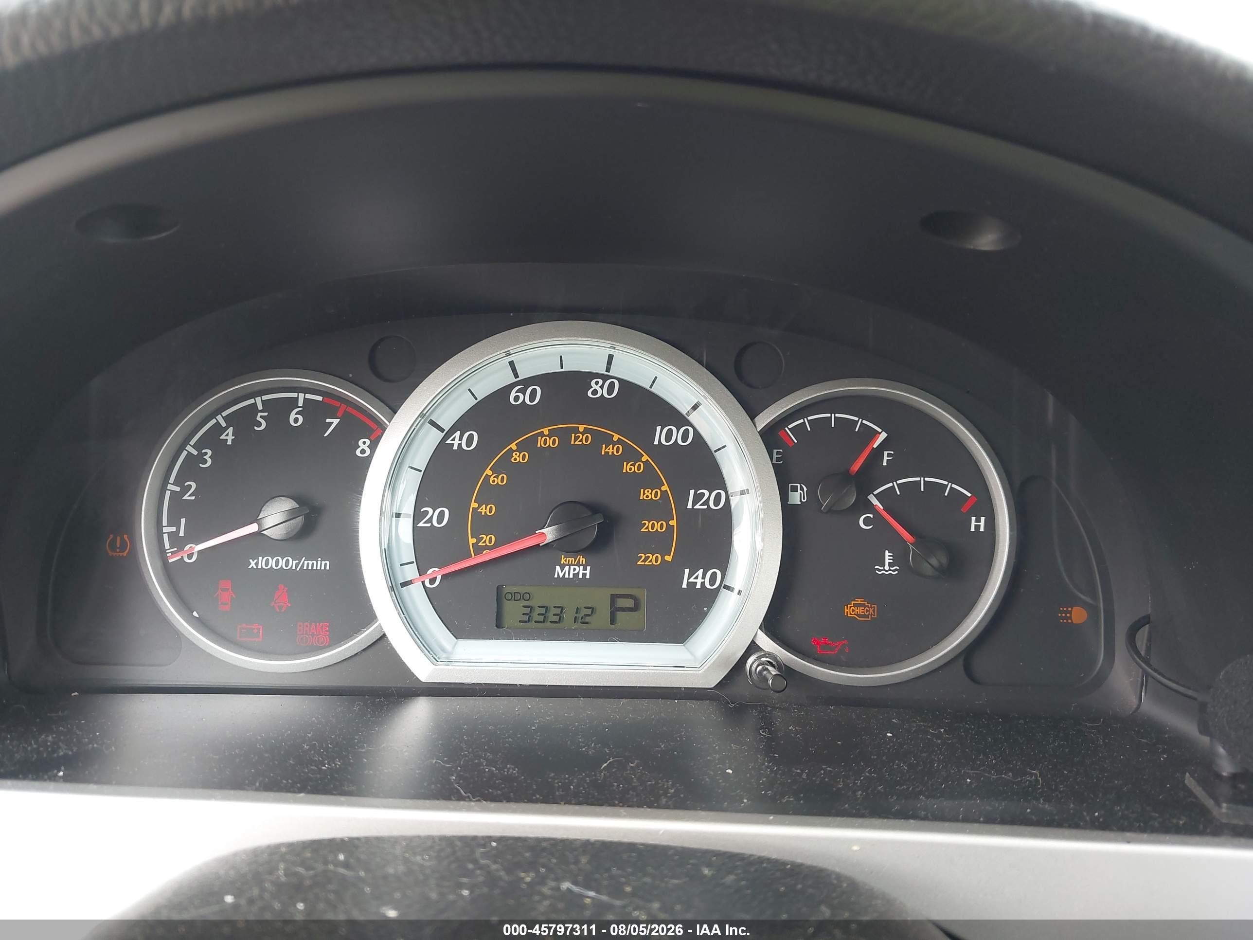 2007 Suzuki Forenza Abs/convenience Champagne vin: KL5JD56Z47K552214