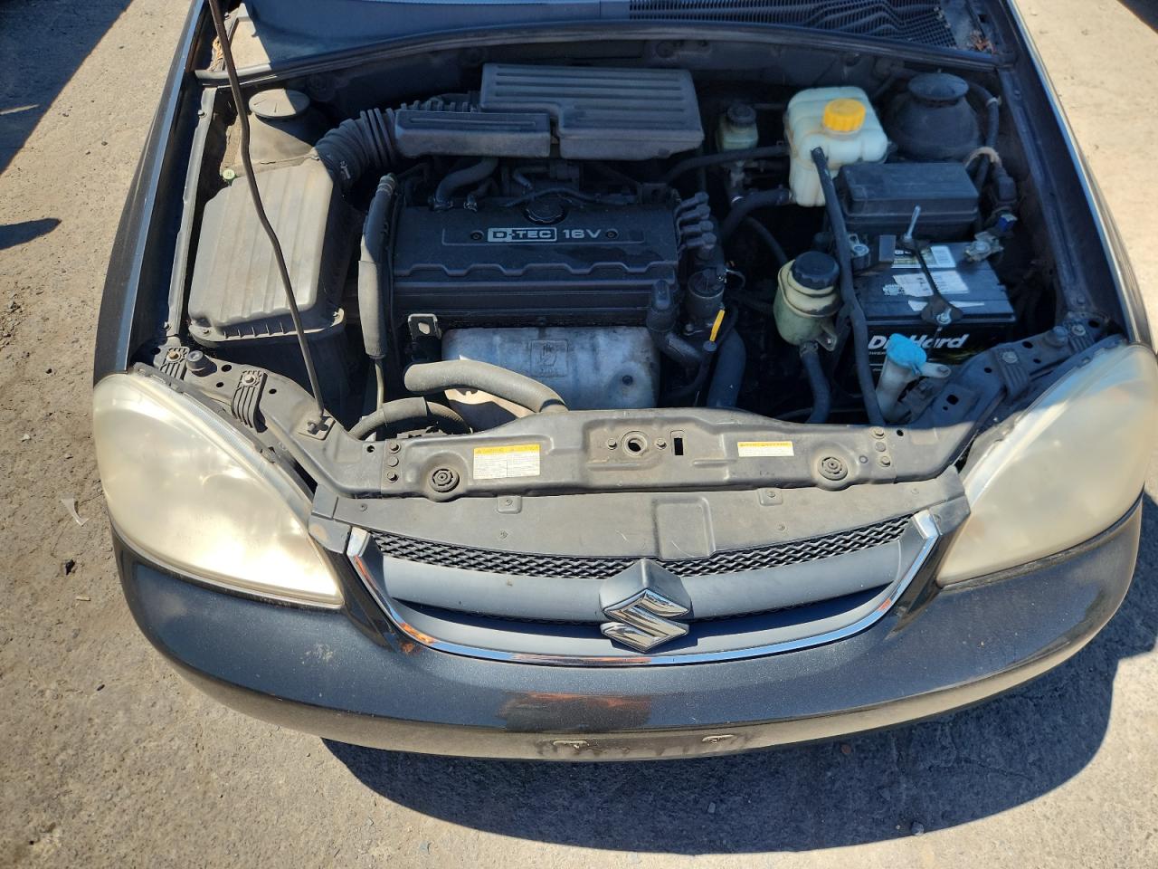 2006 Suzuki Forenza Black vin: KL5JD56Z56K409111