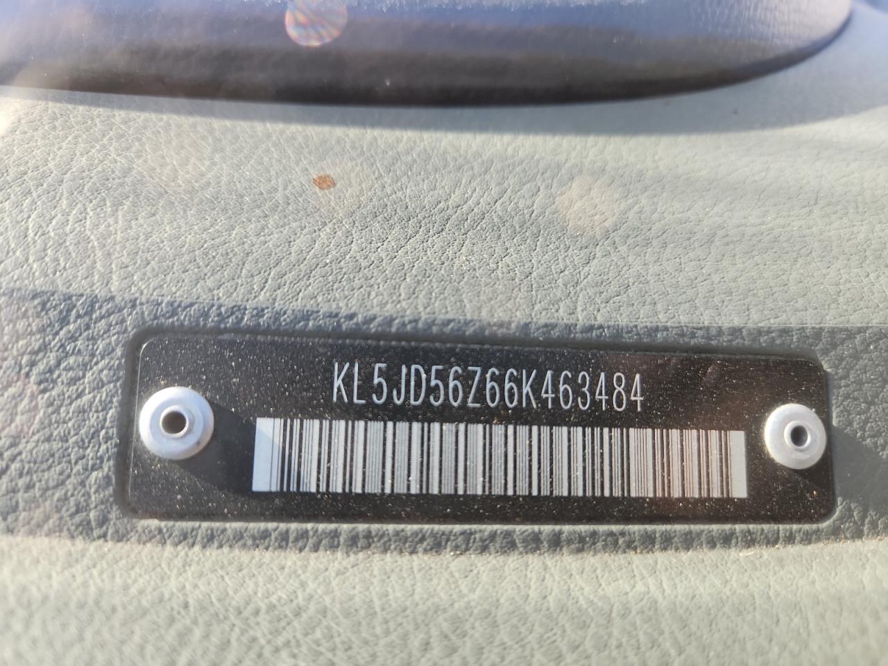 2006 Suzuki Forenza Угольный vin: KL5JD56Z66K463484