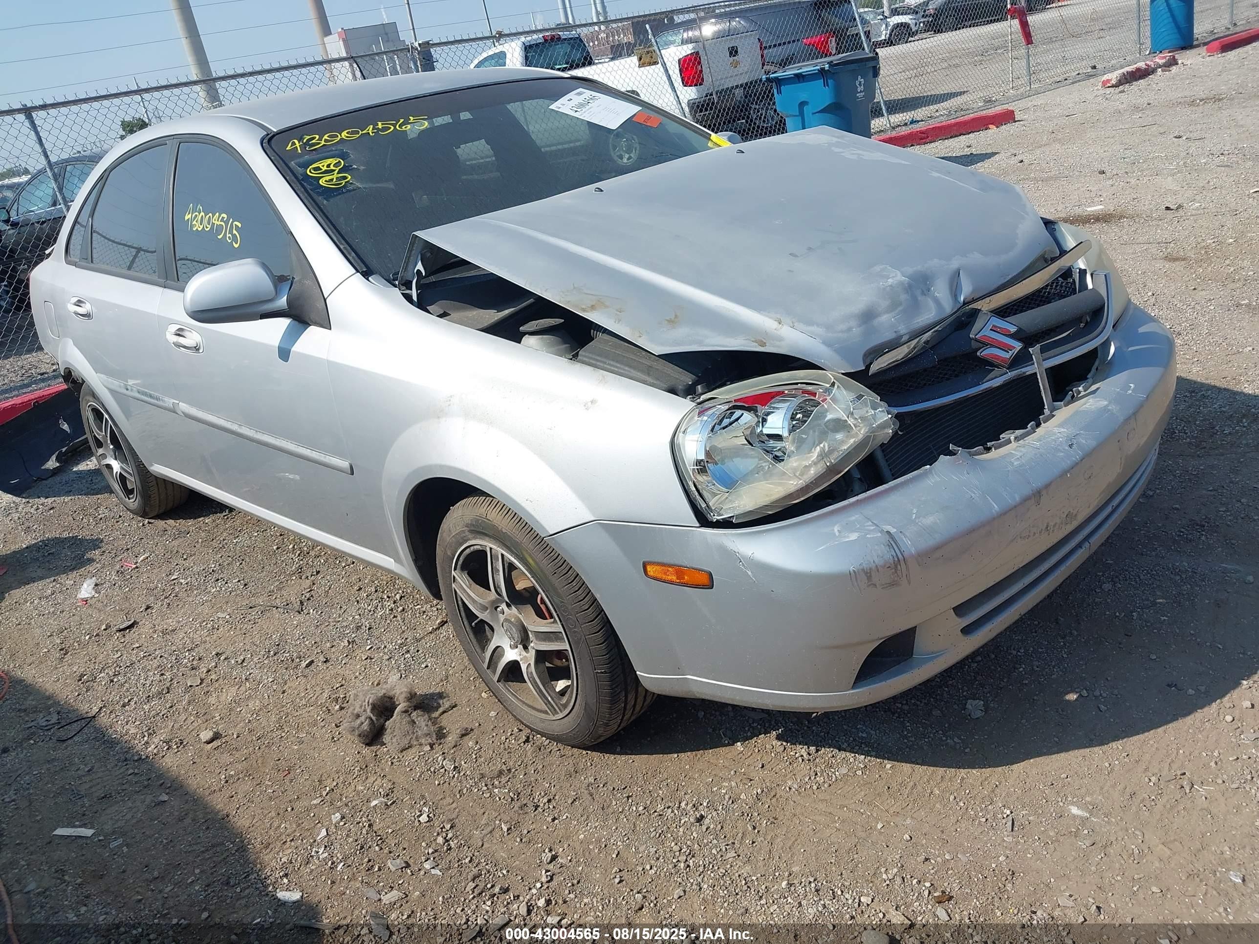 2006 Suzuki Forenza   Silver vin: KL5JD56Z76K298173