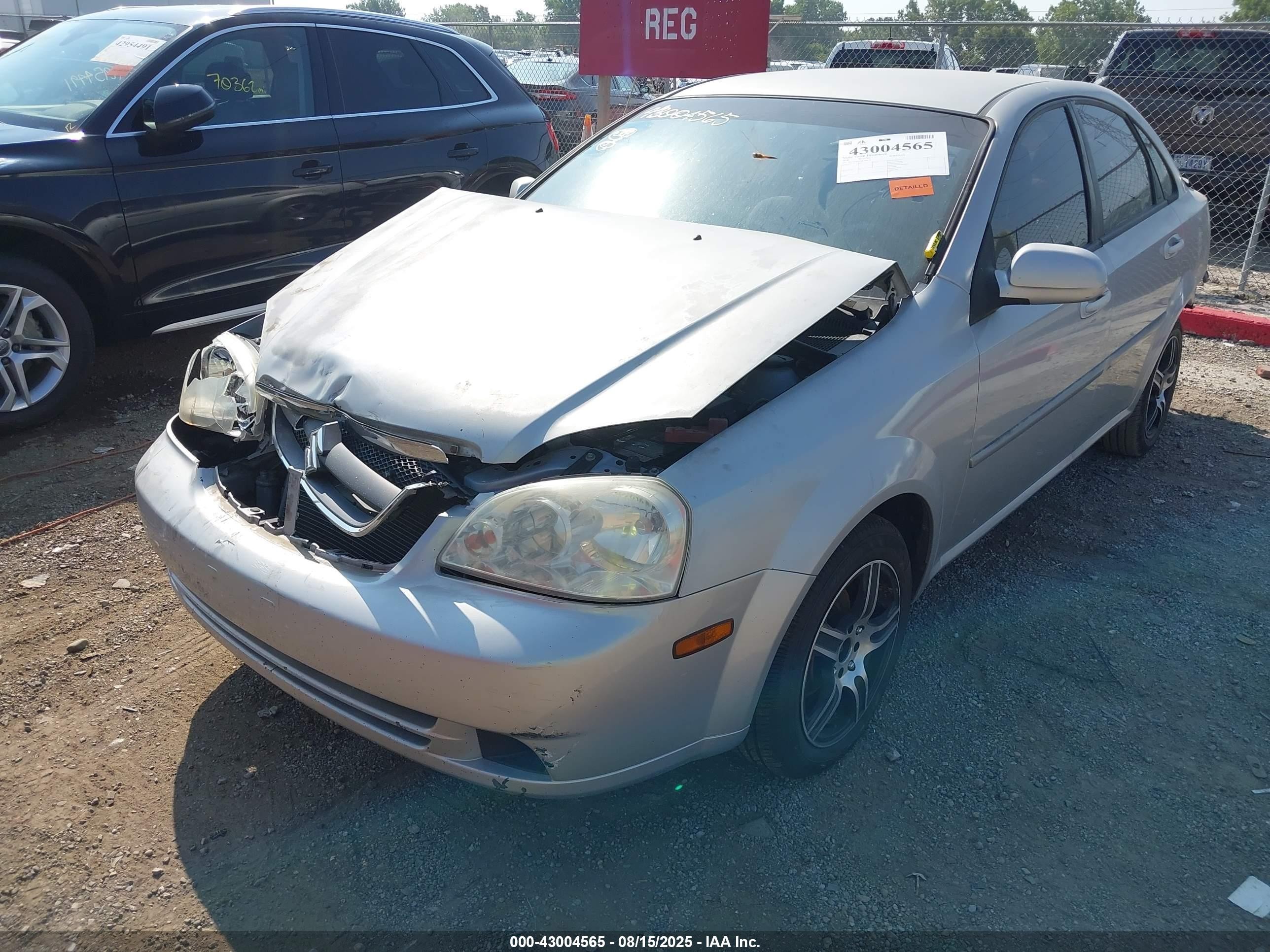2006 Suzuki Forenza   Silver vin: KL5JD56Z76K298173
