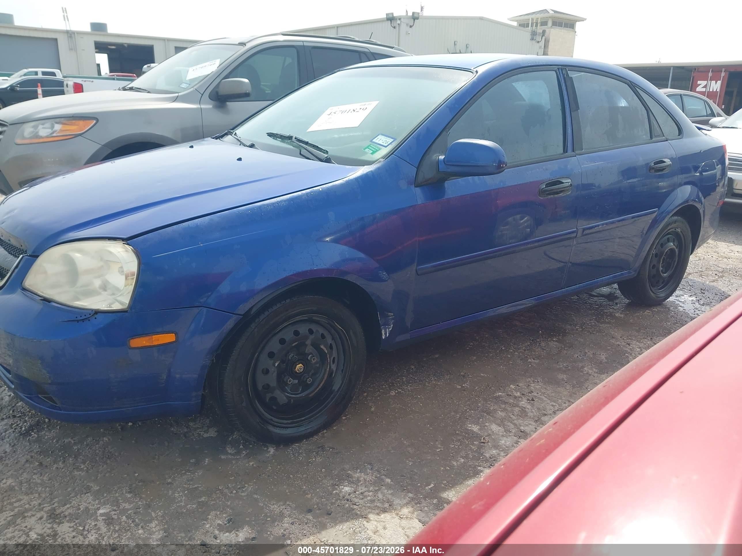 2007 Suzuki Forenza Abs/convenience Blue vin: KL5JD56Z77K610414