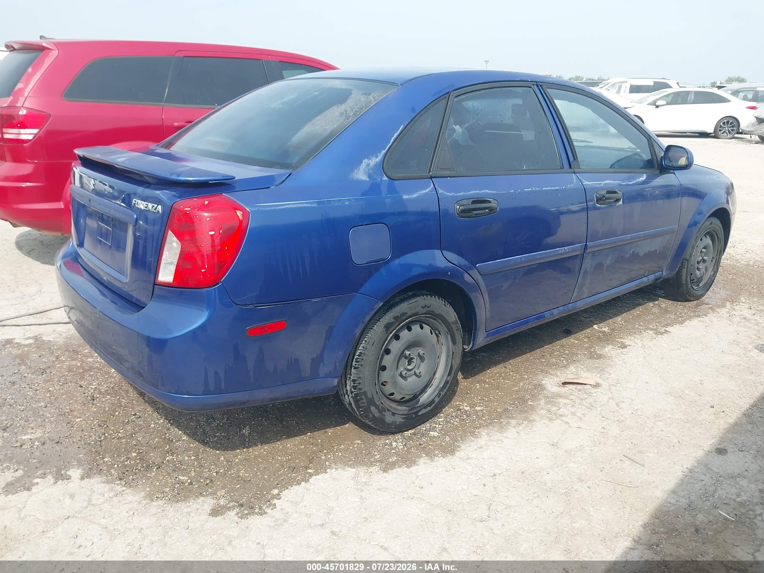 2007 Suzuki Forenza Abs/convenience Blue vin: KL5JD56Z77K610414