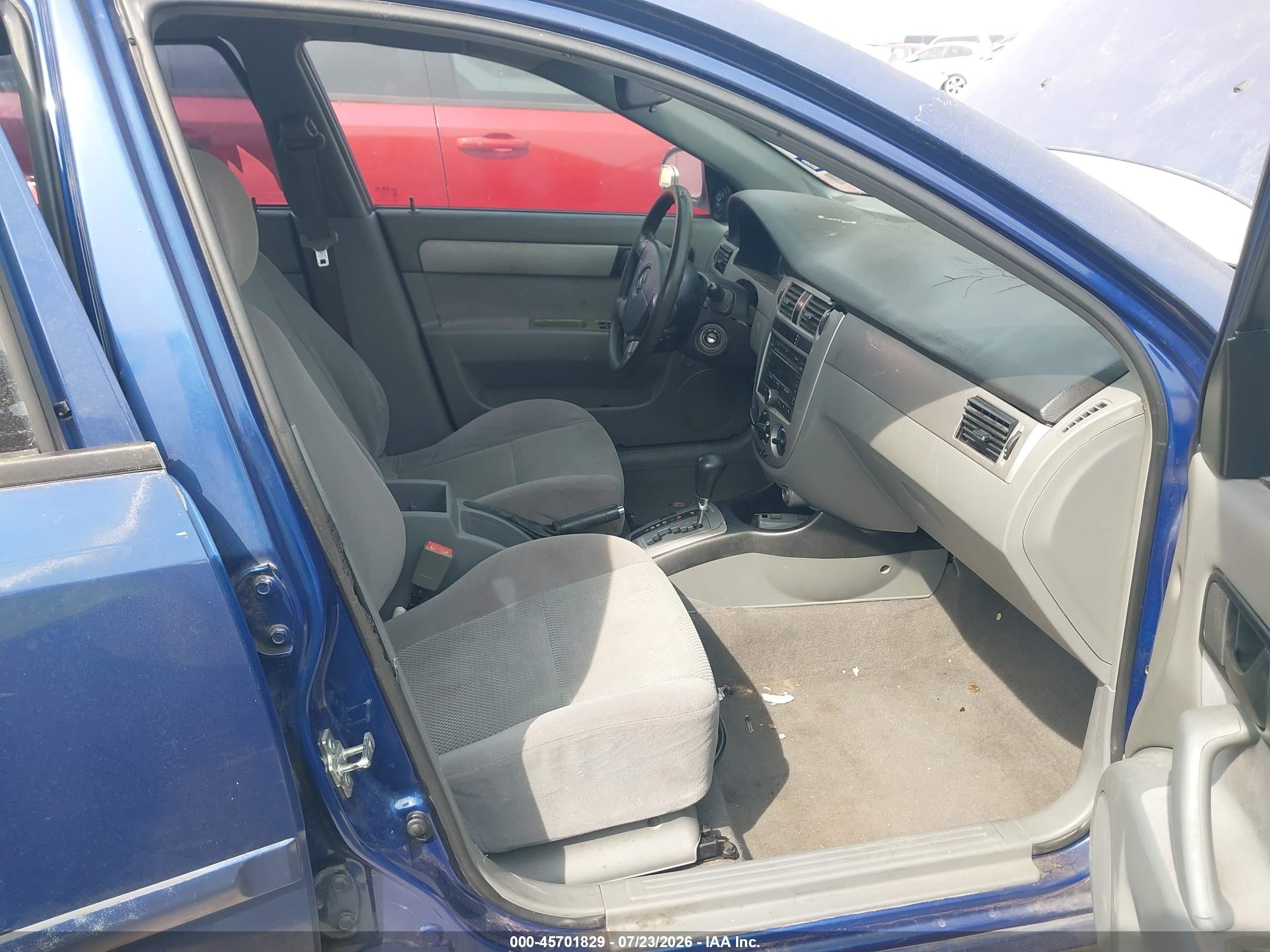 2007 Suzuki Forenza Abs/convenience Blue vin: KL5JD56Z77K610414