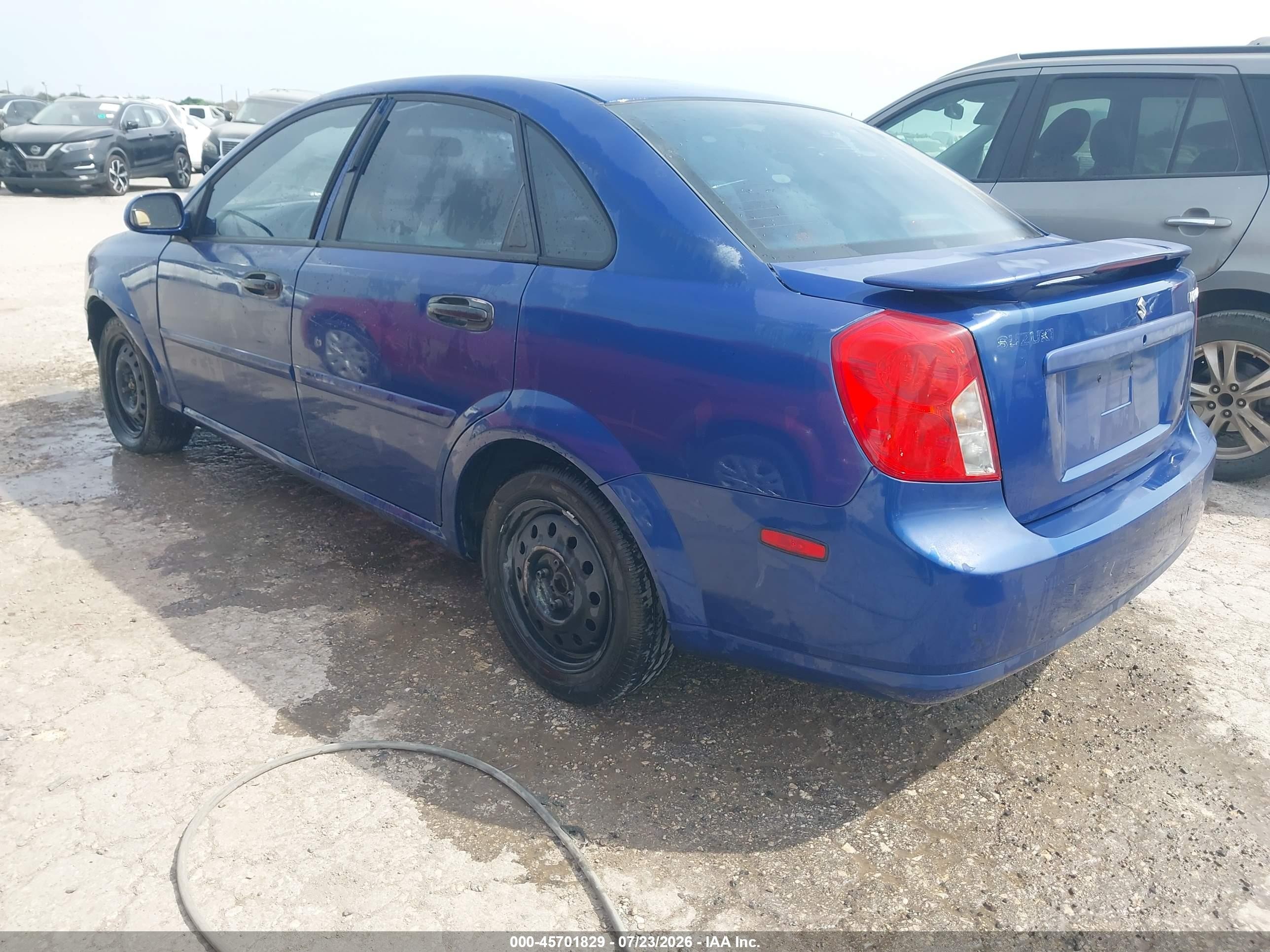 2007 Suzuki Forenza Abs/convenience Blue vin: KL5JD56Z77K610414