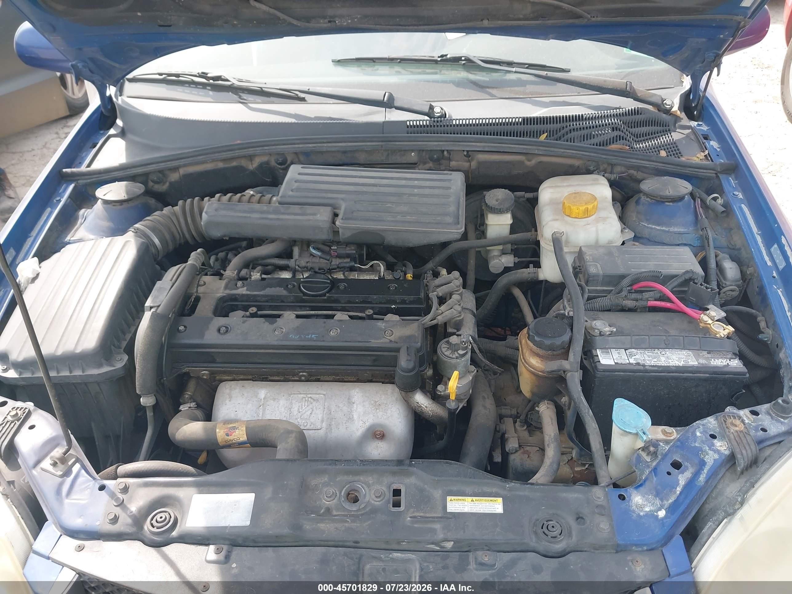 2007 Suzuki Forenza Abs/convenience Blue vin: KL5JD56Z77K610414