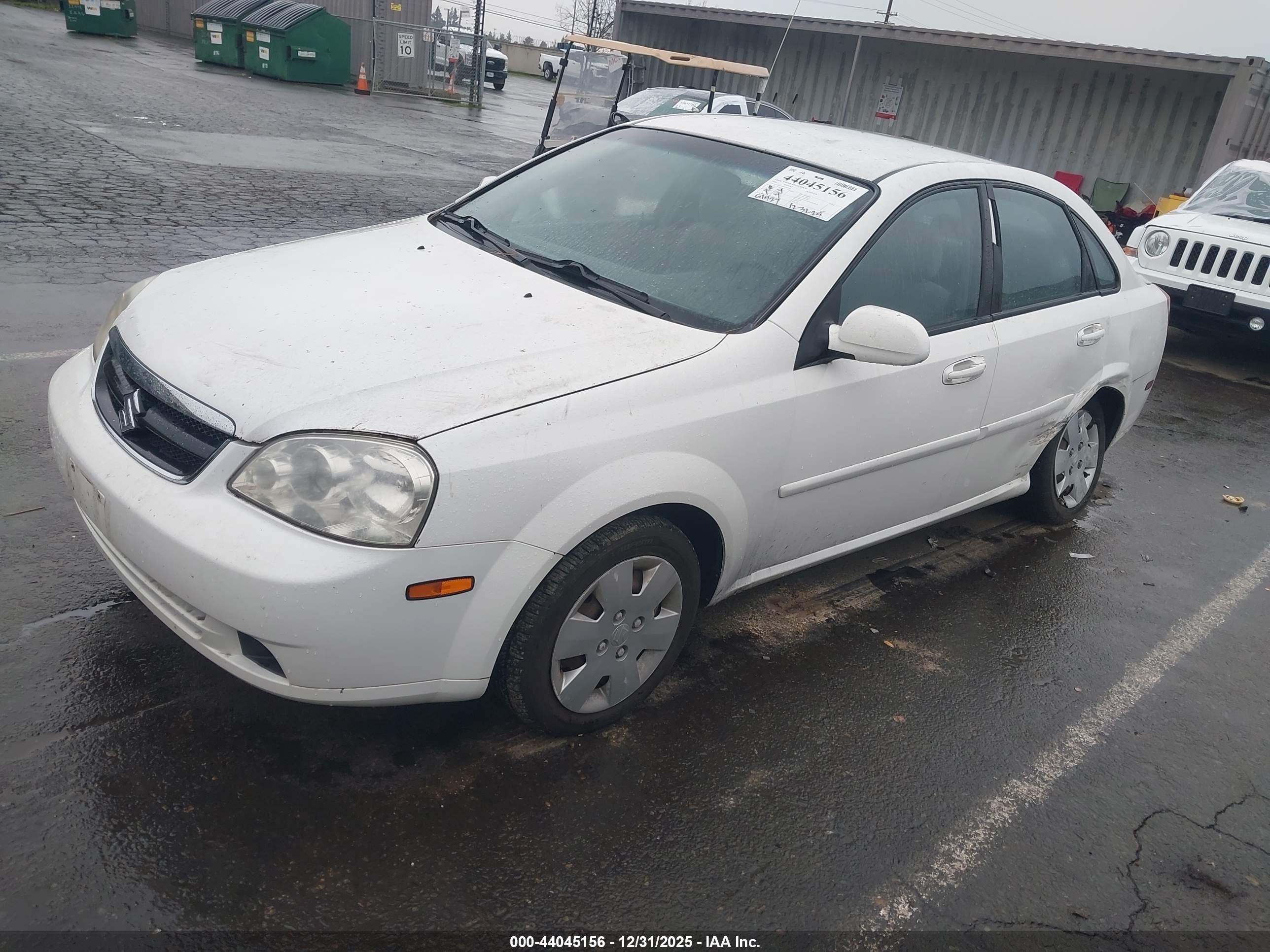 2006 Suzuki Forenza   White vin: KL5JD56Z96K416790