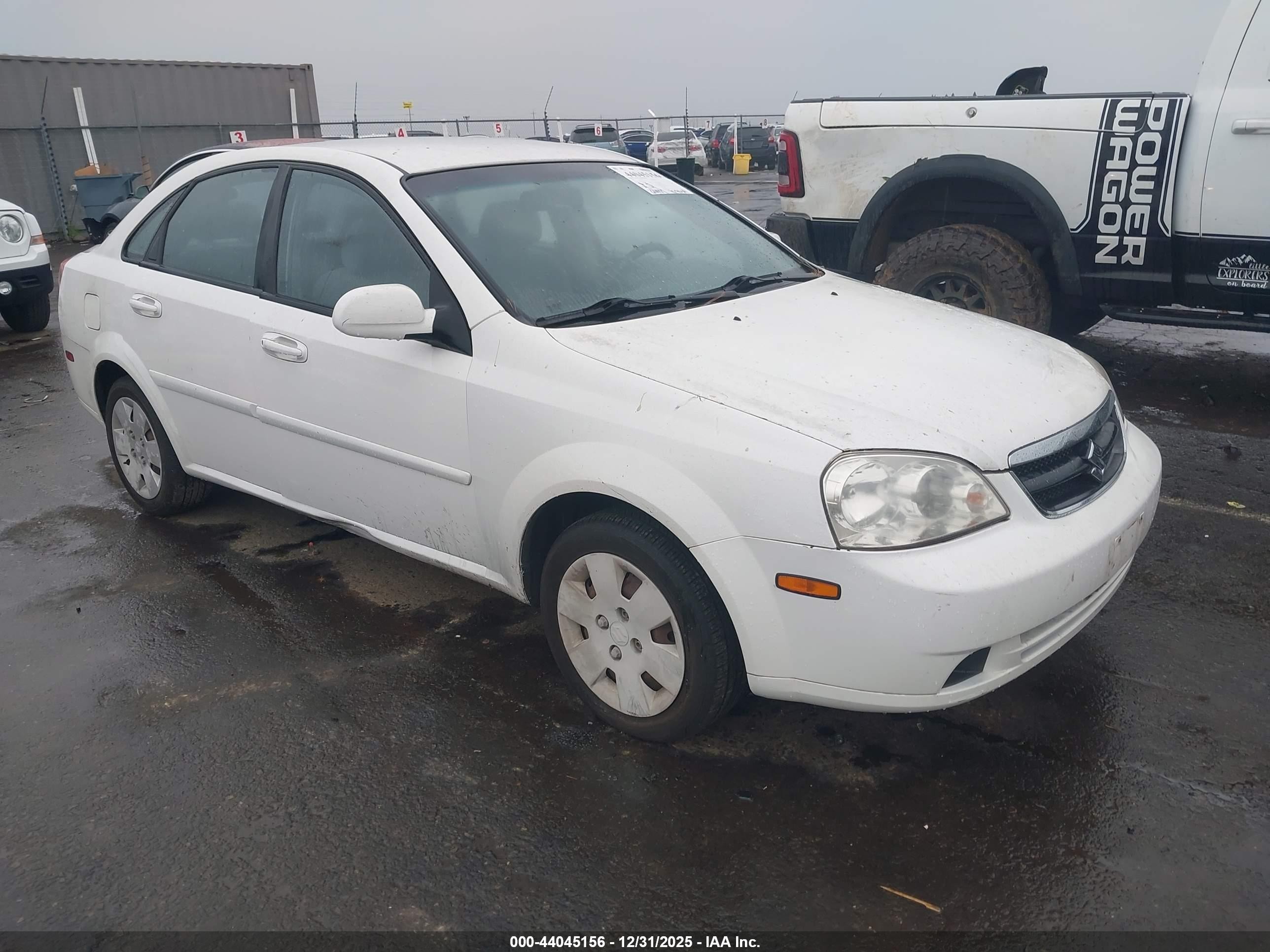 2006 Suzuki Forenza   White vin: KL5JD56Z96K416790