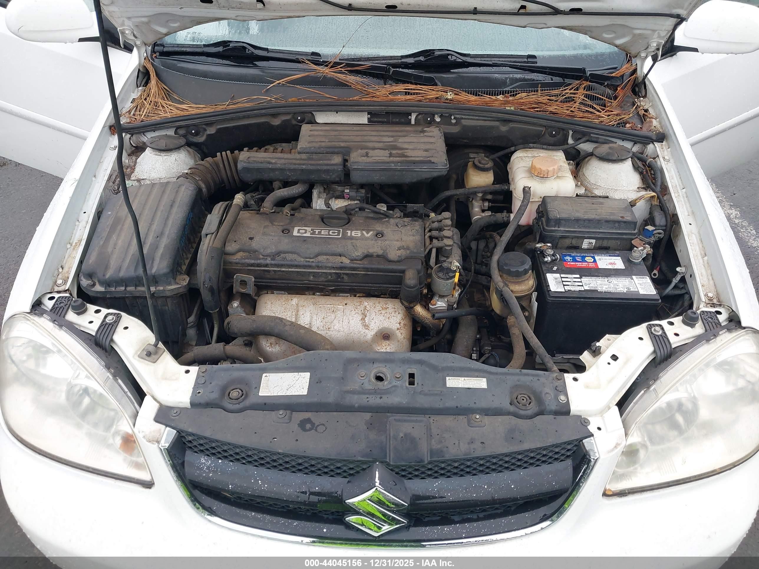 2006 Suzuki Forenza   White vin: KL5JD56Z96K416790