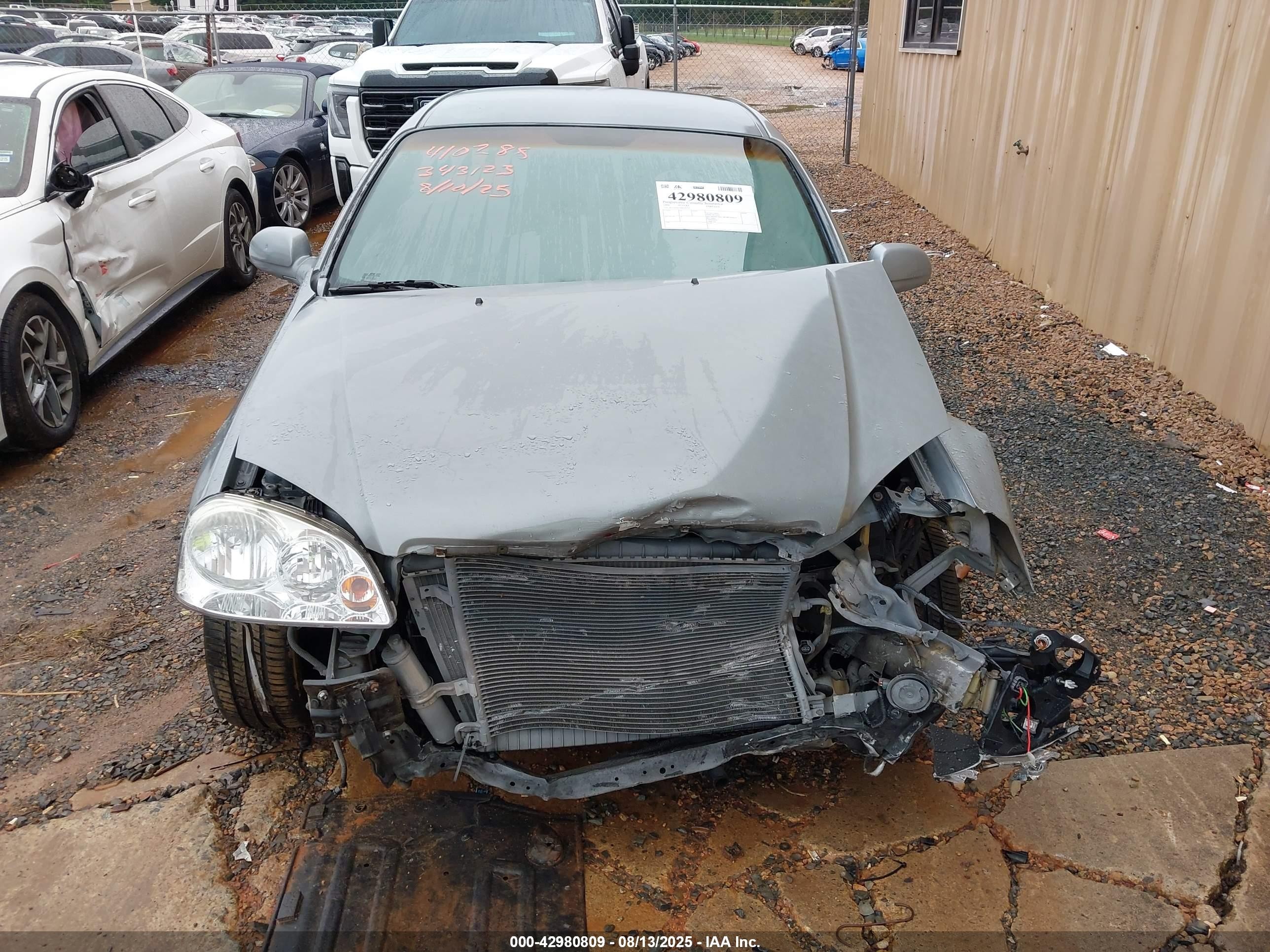 2006 Suzuki Forenza   Серый vin: KL5JD56ZX6K343123