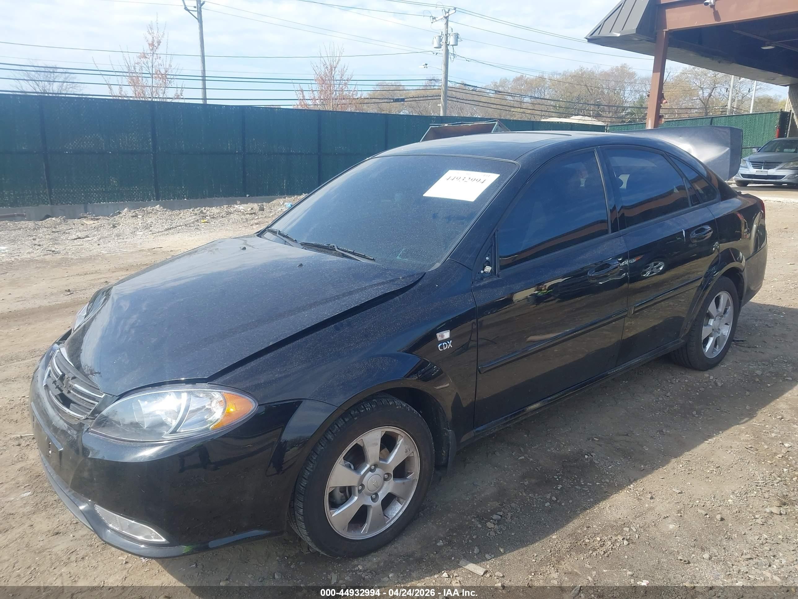 2006 Suzuki Forenza   Black vin: KL5JD56ZX6K393276
