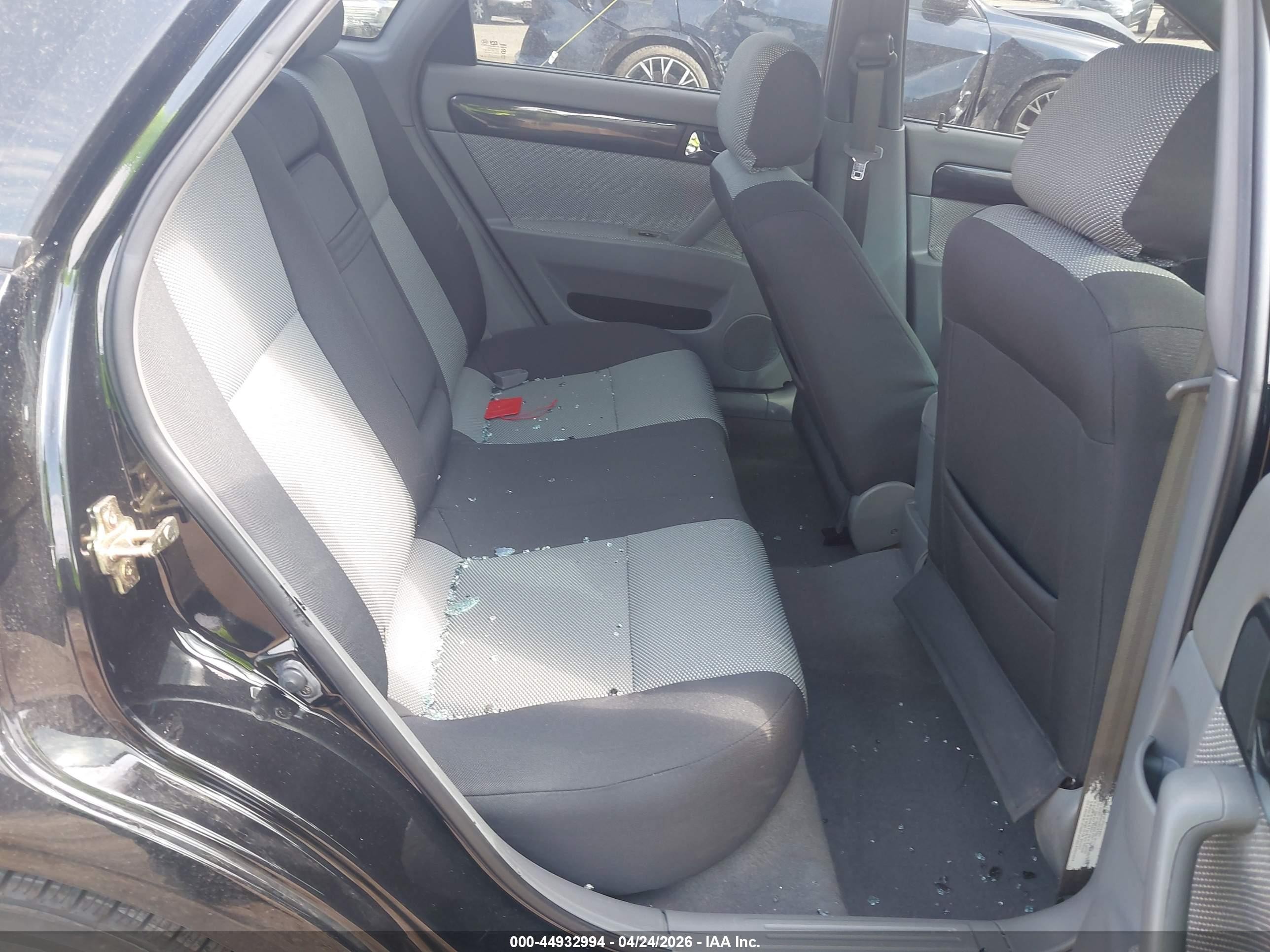 2006 Suzuki Forenza   Black vin: KL5JD56ZX6K393276