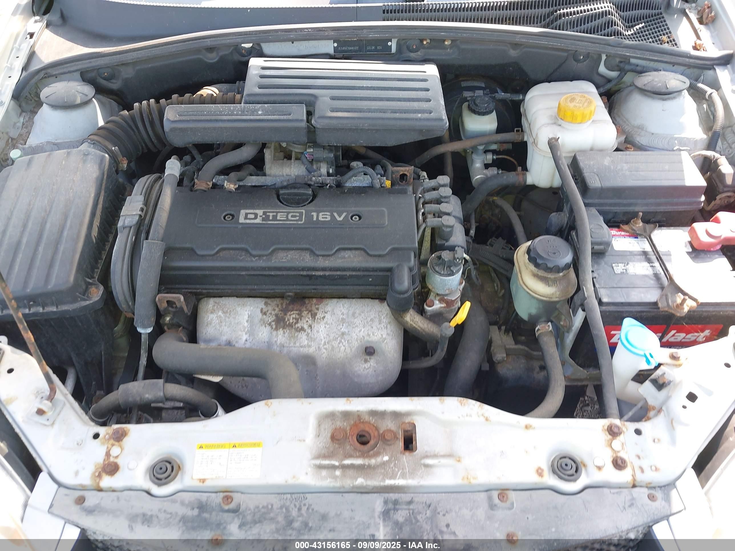 2006 Suzuki Forenza   Silver vin: KL5JD56ZX6K401022