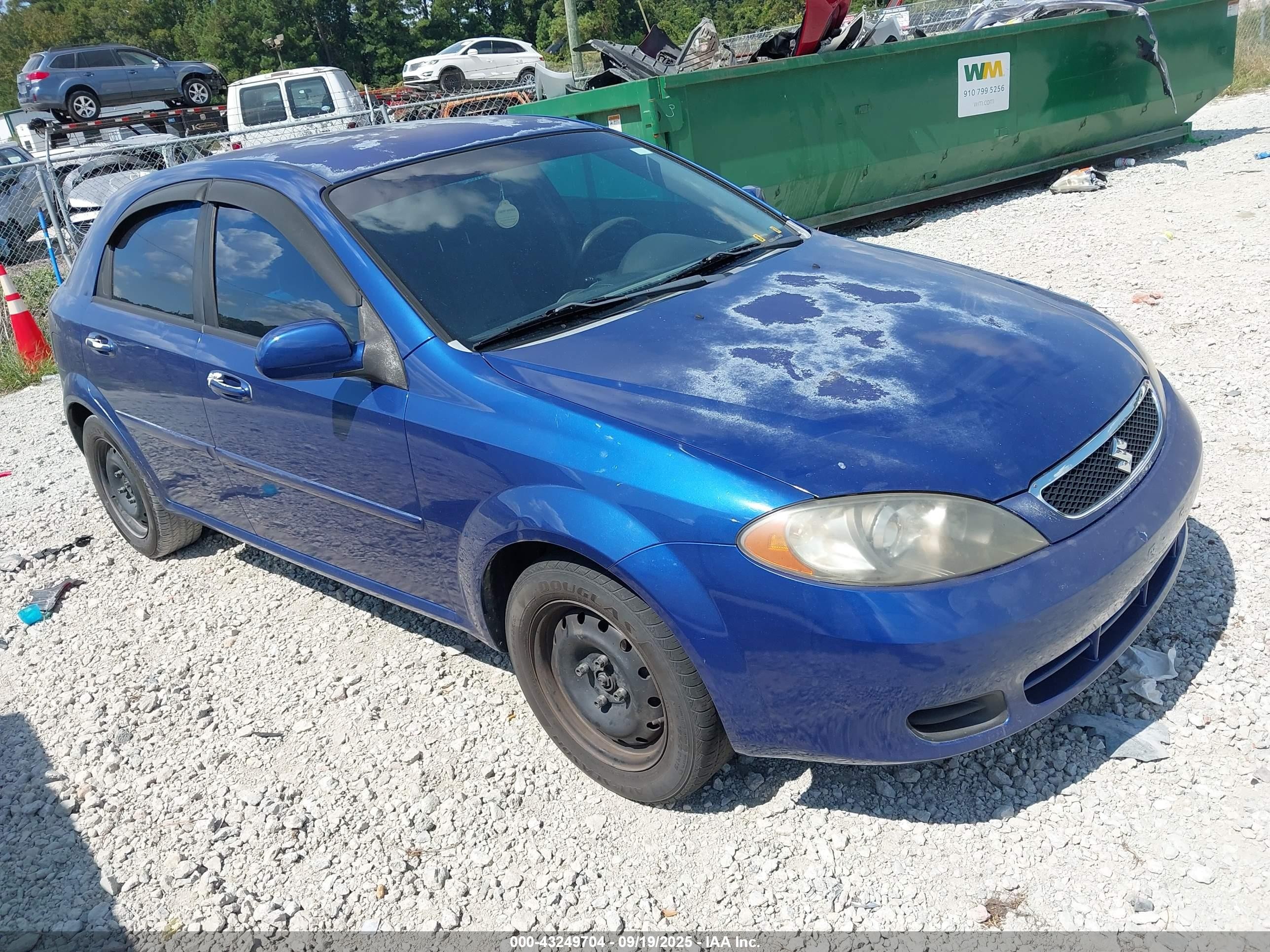 2007 Suzuki Reno Синий vin: KL5JD66Z17K564570