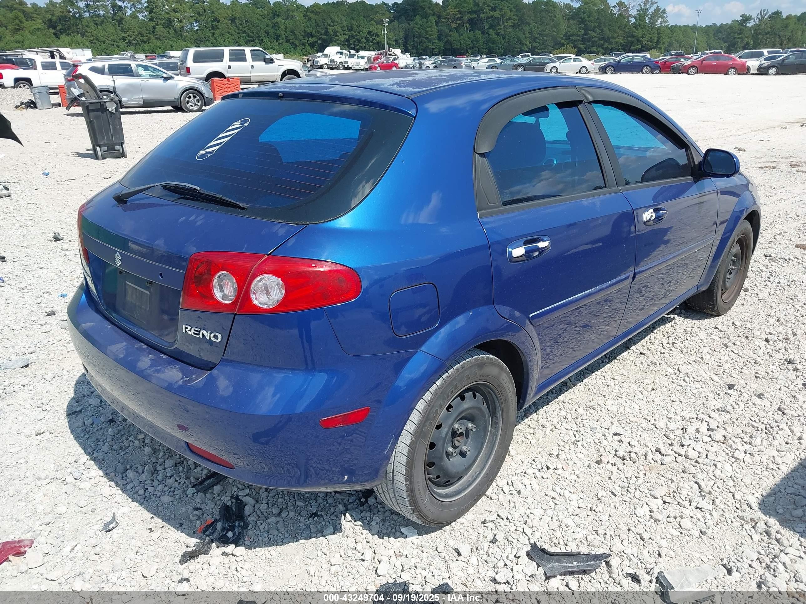 2007 Suzuki Reno Синий vin: KL5JD66Z17K564570