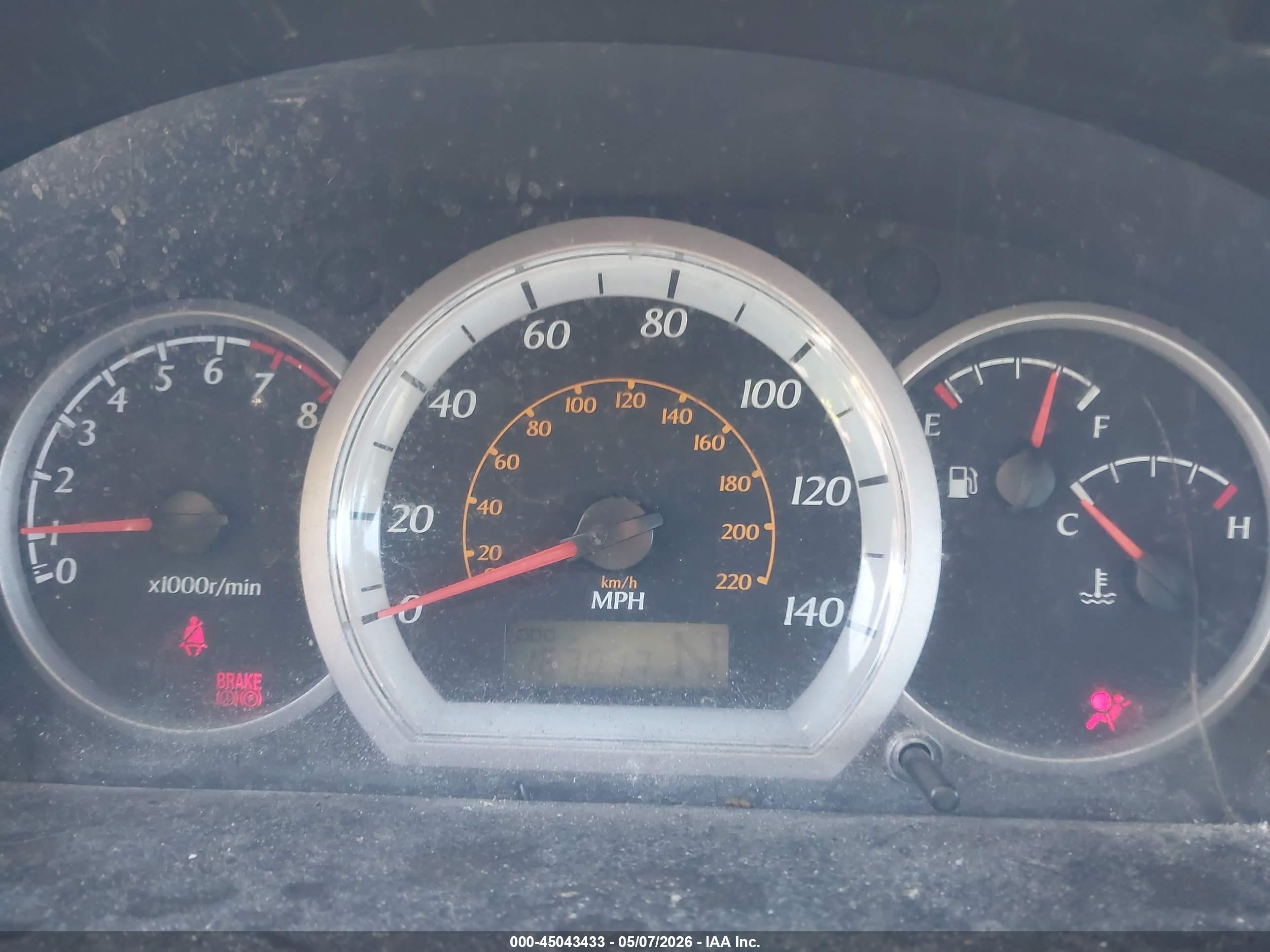 2007 Suzuki Reno   Silver vin: KL5JD66Z27K588232