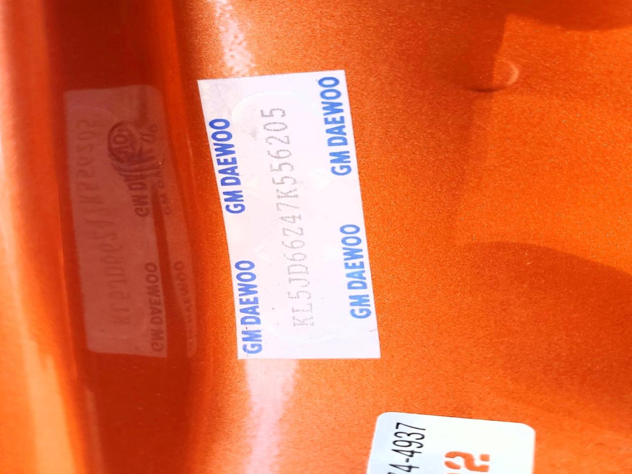 2007 Suzuki Reno Base Orange vin: KL5JD66Z47K556205