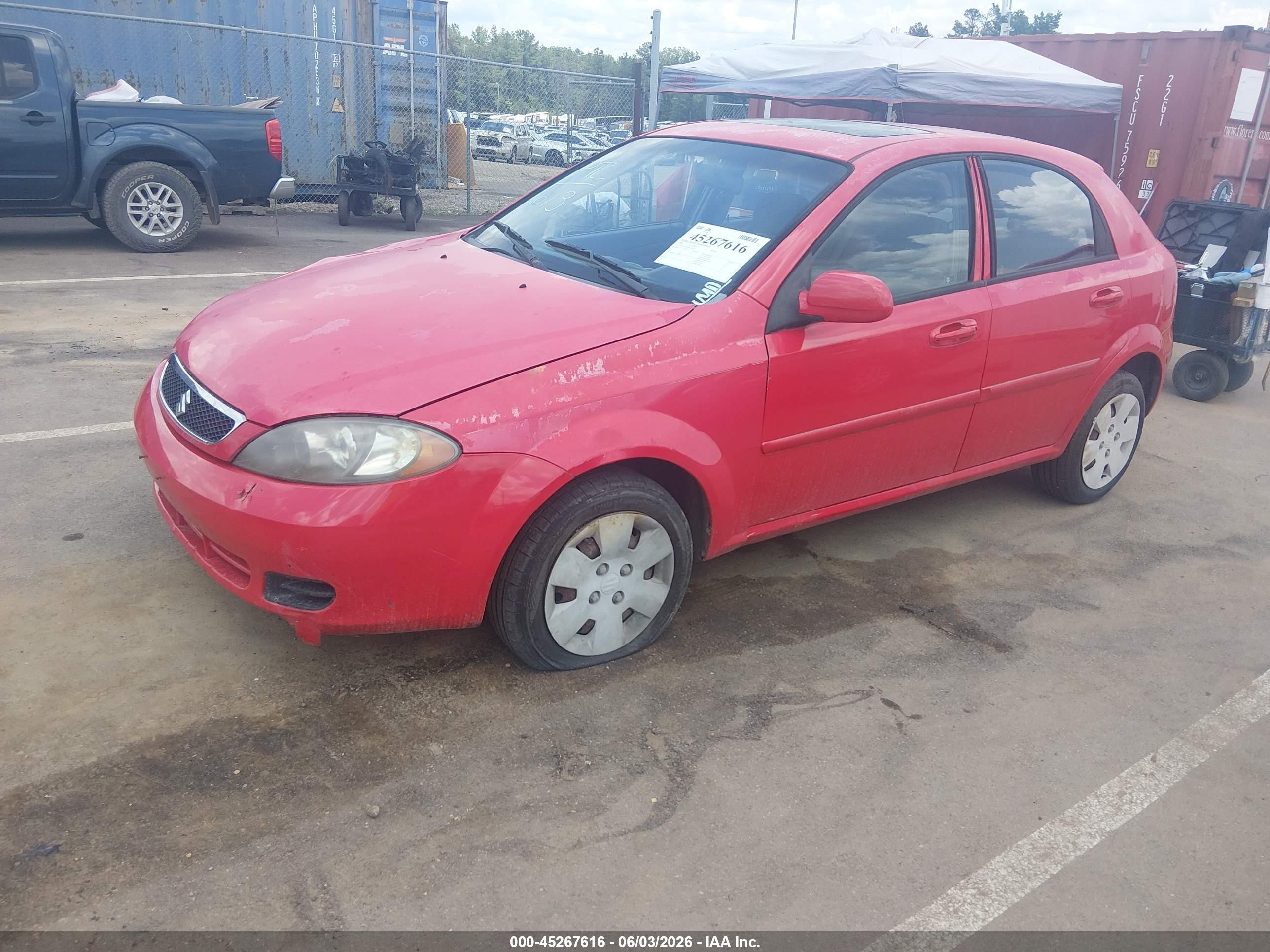 2006 Suzuki Reno Convenience Red vin: KL5JD66ZX6K434530
