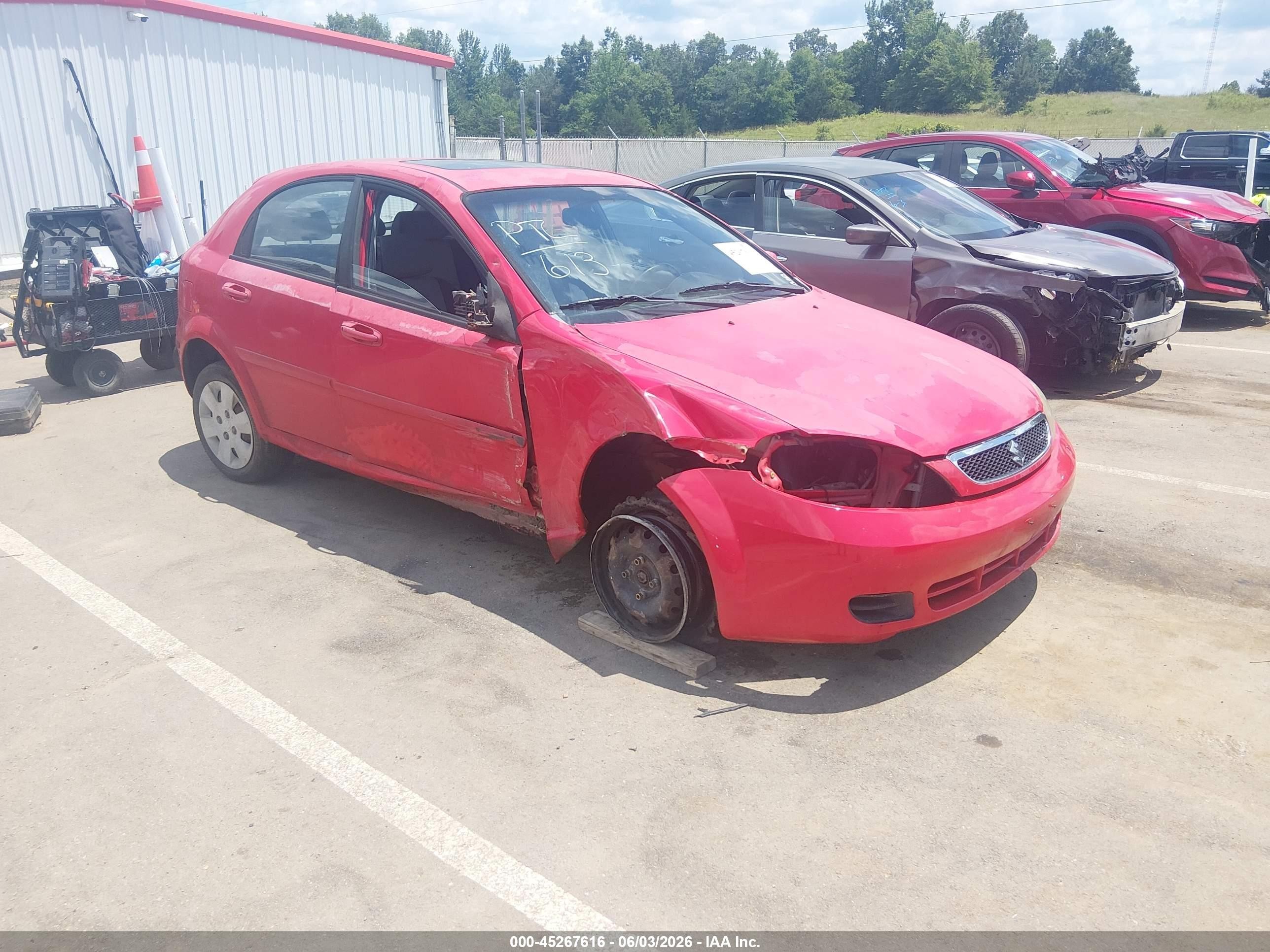 2006 Suzuki Reno Convenience Red vin: KL5JD66ZX6K434530