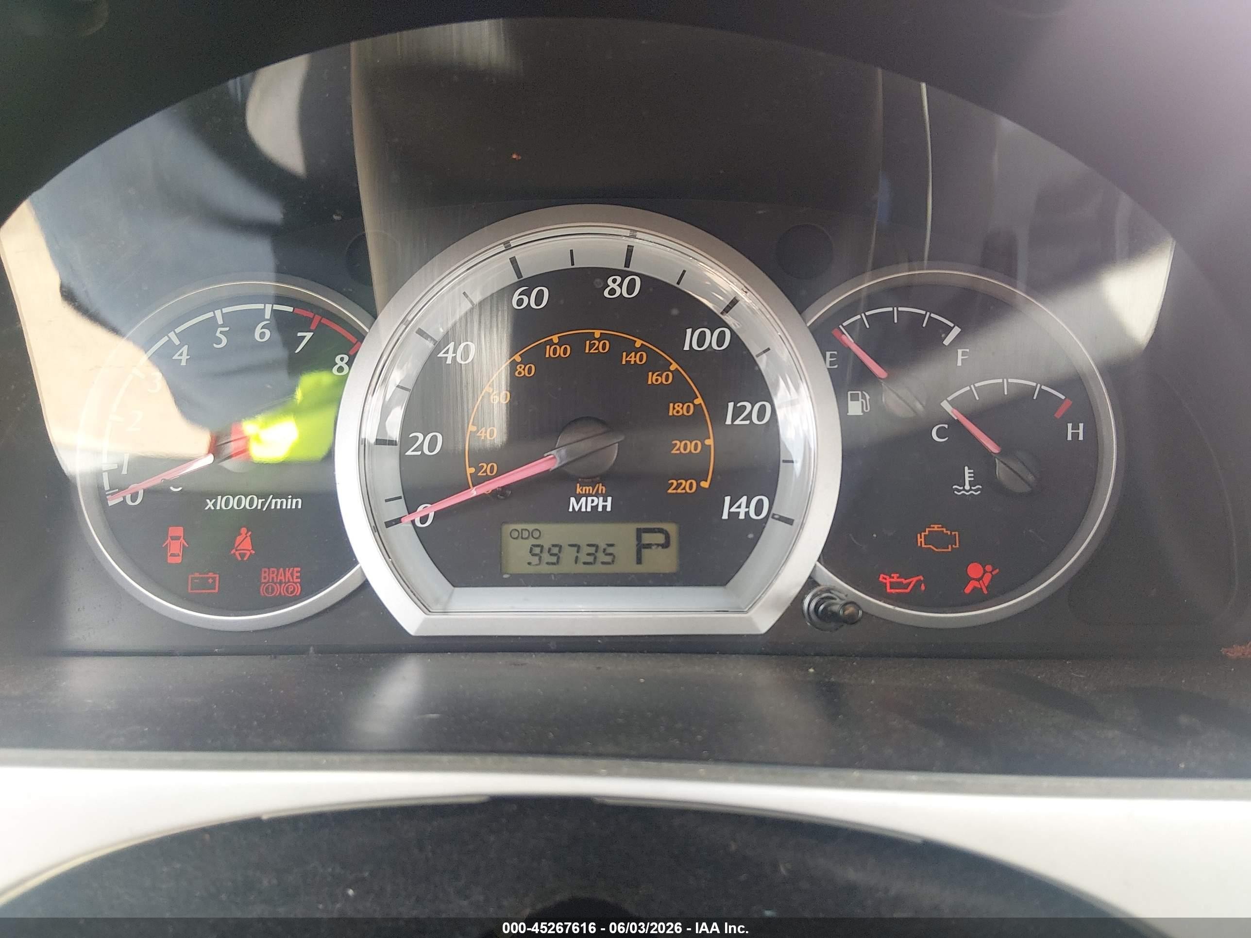 2006 Suzuki Reno Convenience Red vin: KL5JD66ZX6K434530