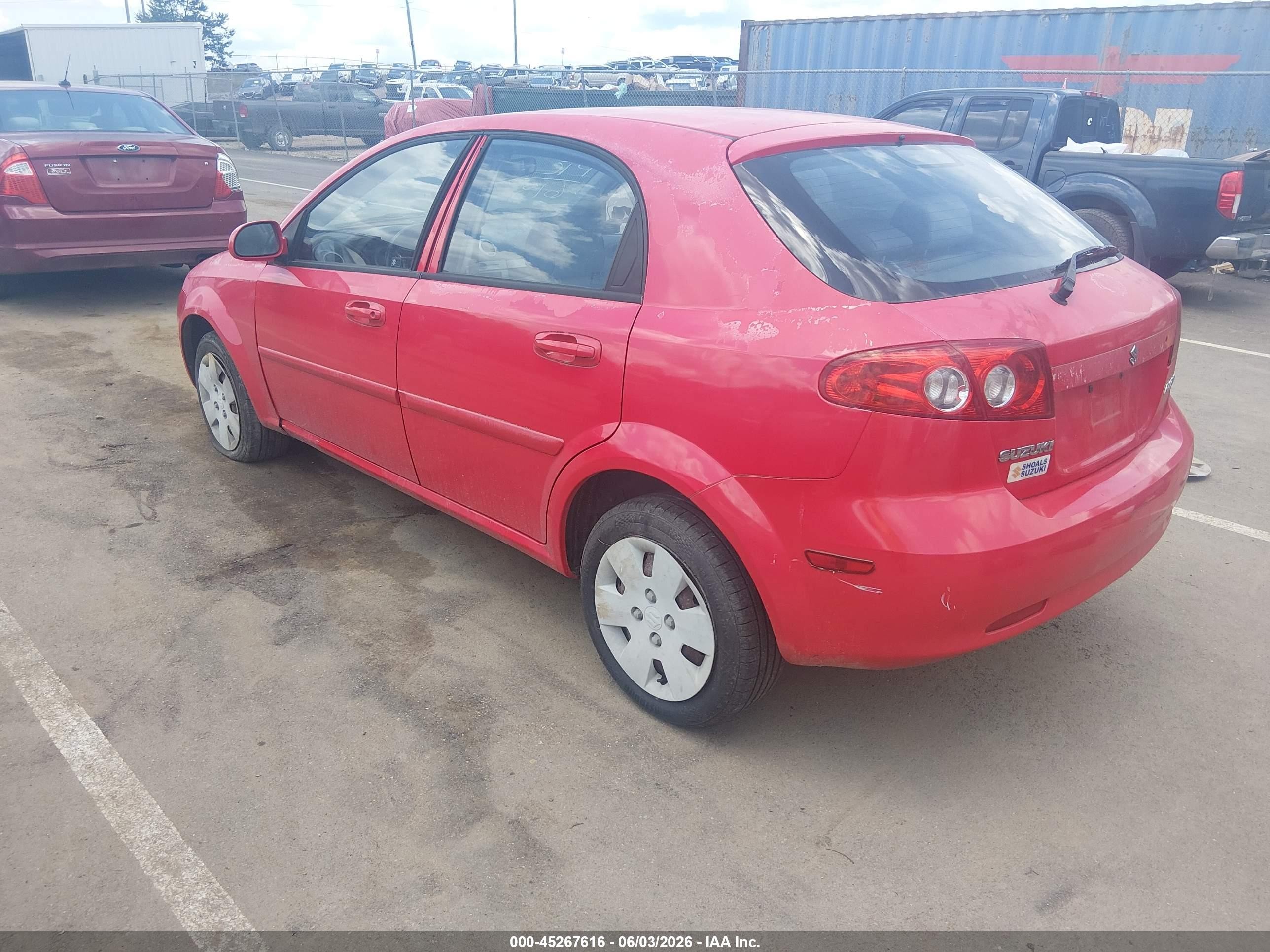 2006 Suzuki Reno Convenience Red vin: KL5JD66ZX6K434530