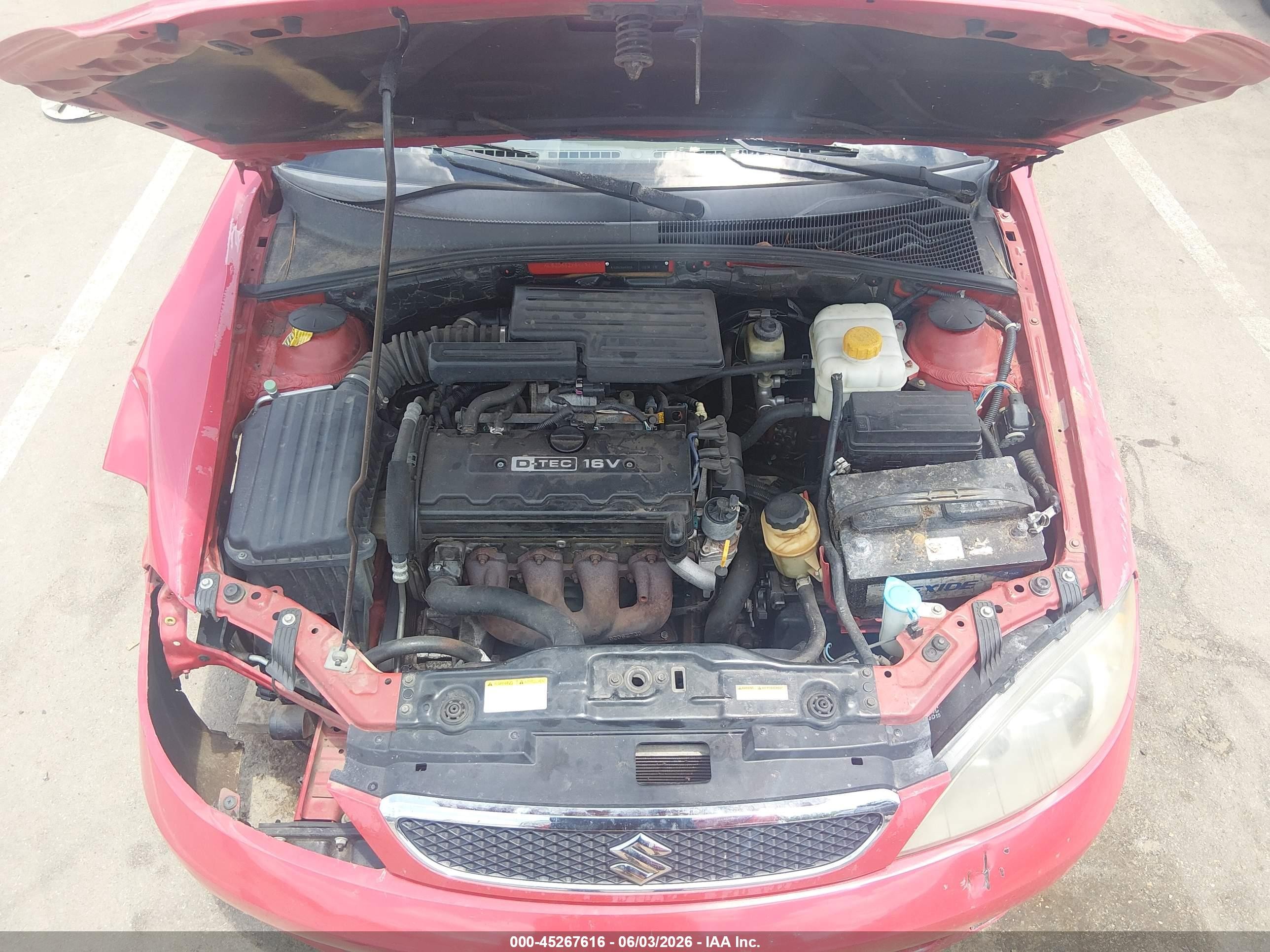 2006 Suzuki Reno Convenience Red vin: KL5JD66ZX6K434530
