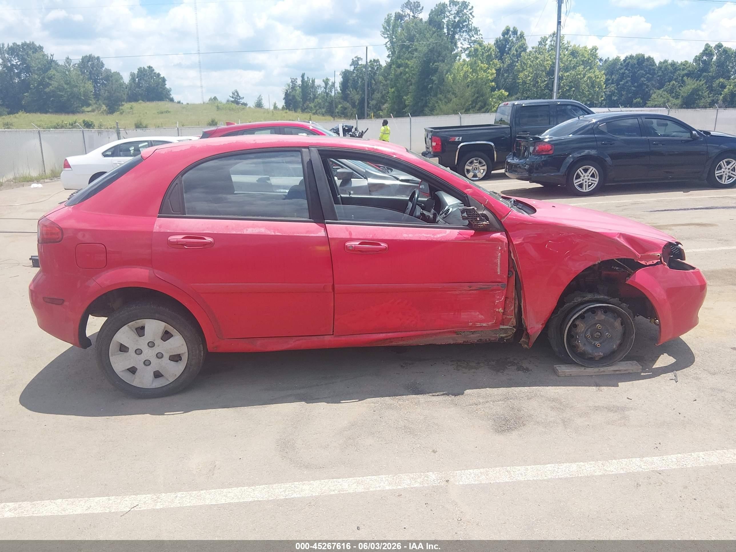 2006 Suzuki Reno Convenience Red vin: KL5JD66ZX6K434530