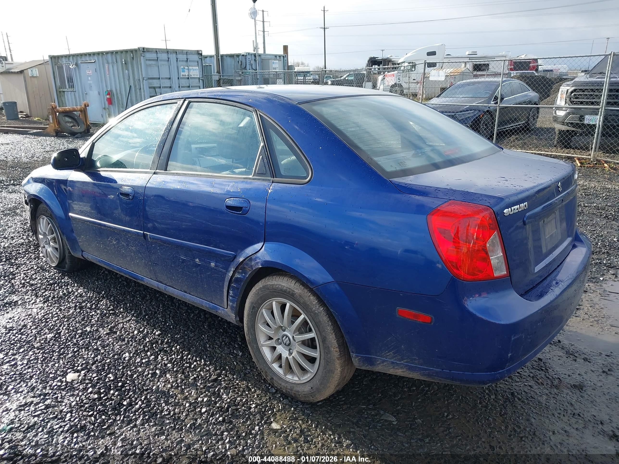 2004 Suzuki Forenza Ex/lx Blue vin: KL5JJ52Z74K007201